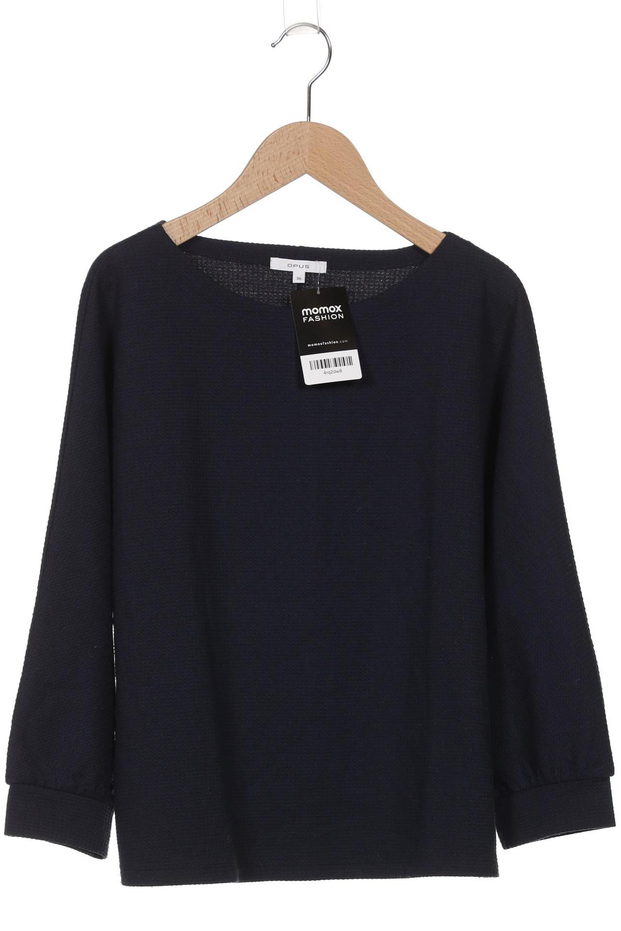 

Opus Damen Langarmshirt, marineblau, Gr. 36