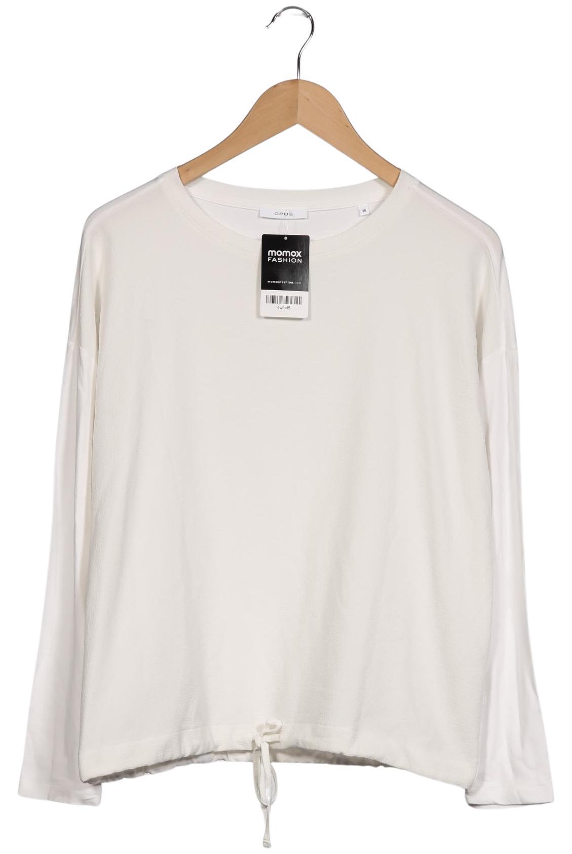 

Opus Damen Langarmshirt, weiß, Gr. 38