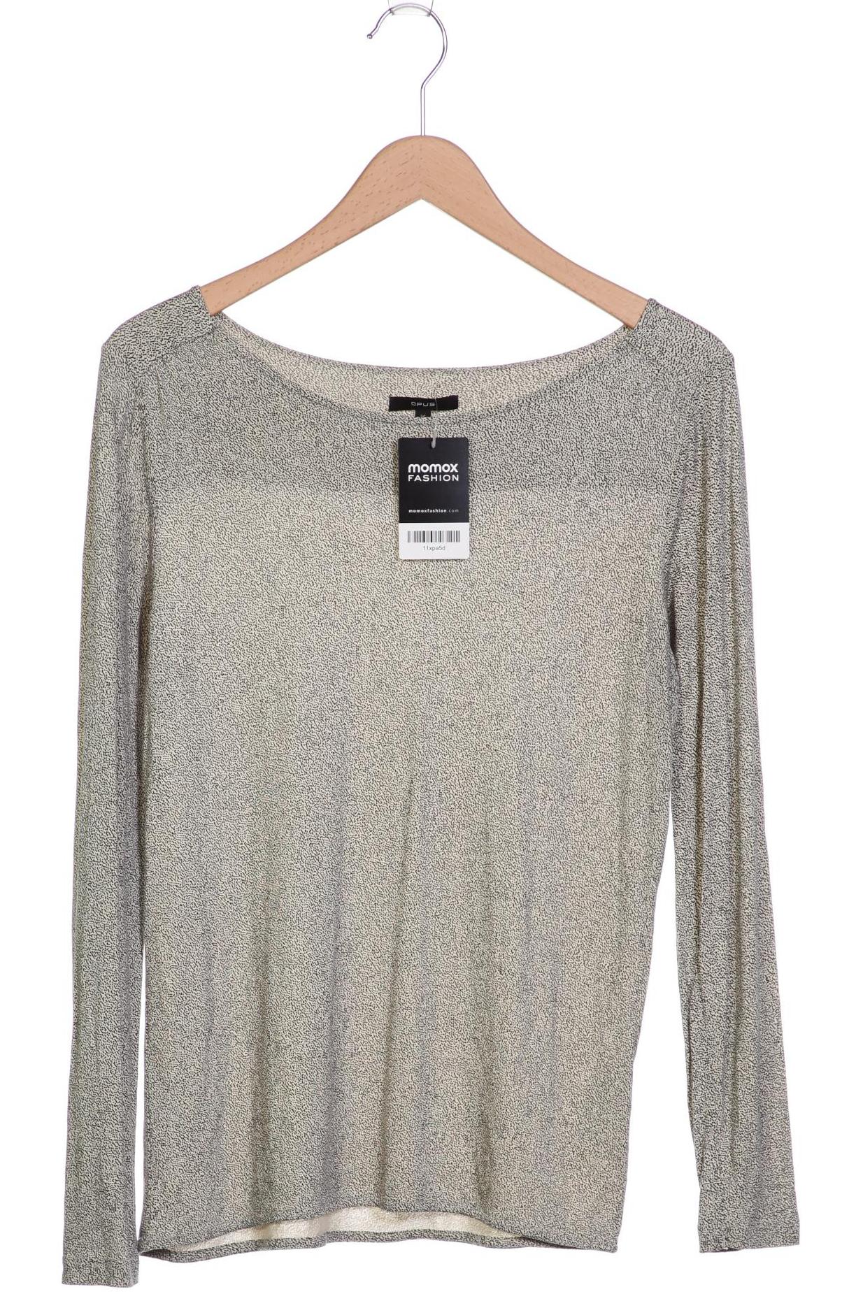 

Opus Damen Langarmshirt, grau, Gr. 36