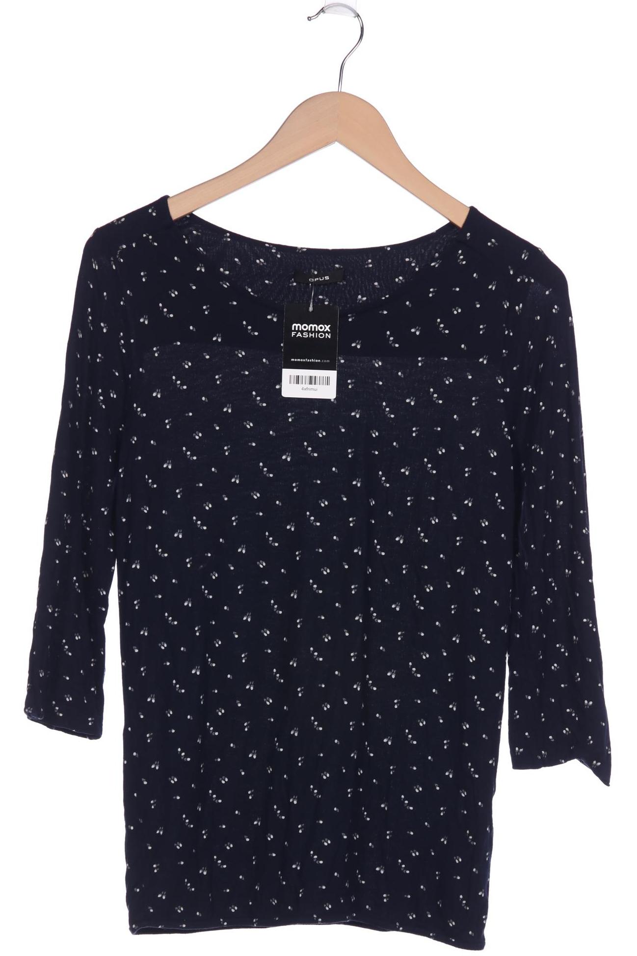 

Opus Damen Langarmshirt, marineblau, Gr. 38