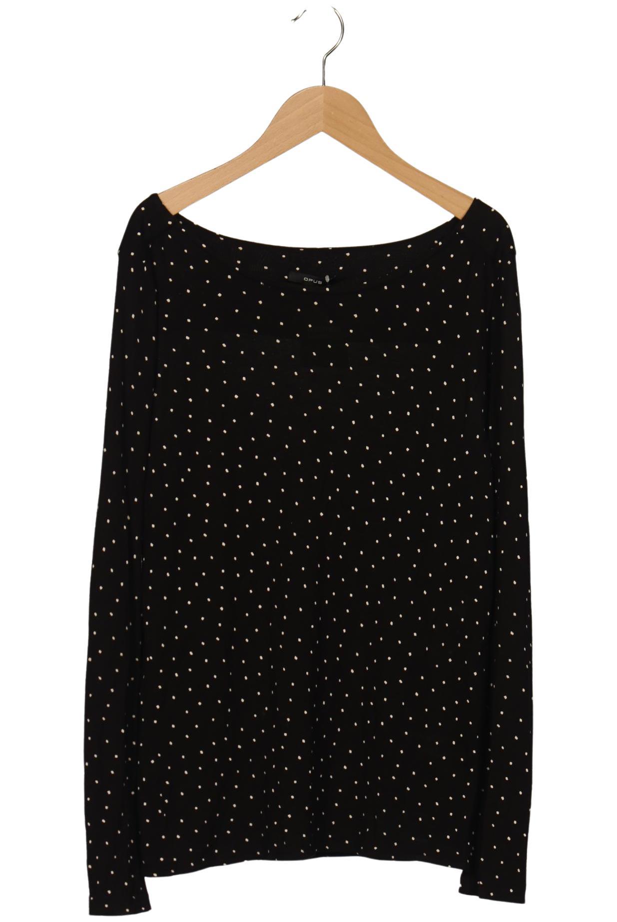 

Opus Damen Langarmshirt, schwarz, Gr. 36
