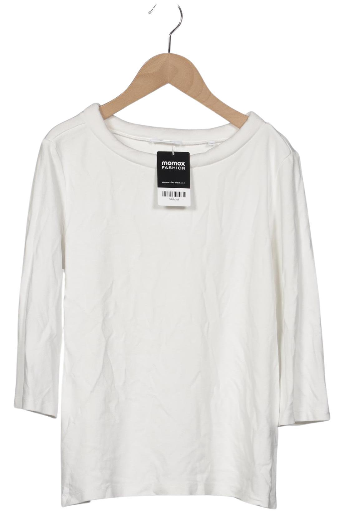 

Opus Damen Langarmshirt, weiß, Gr. 36