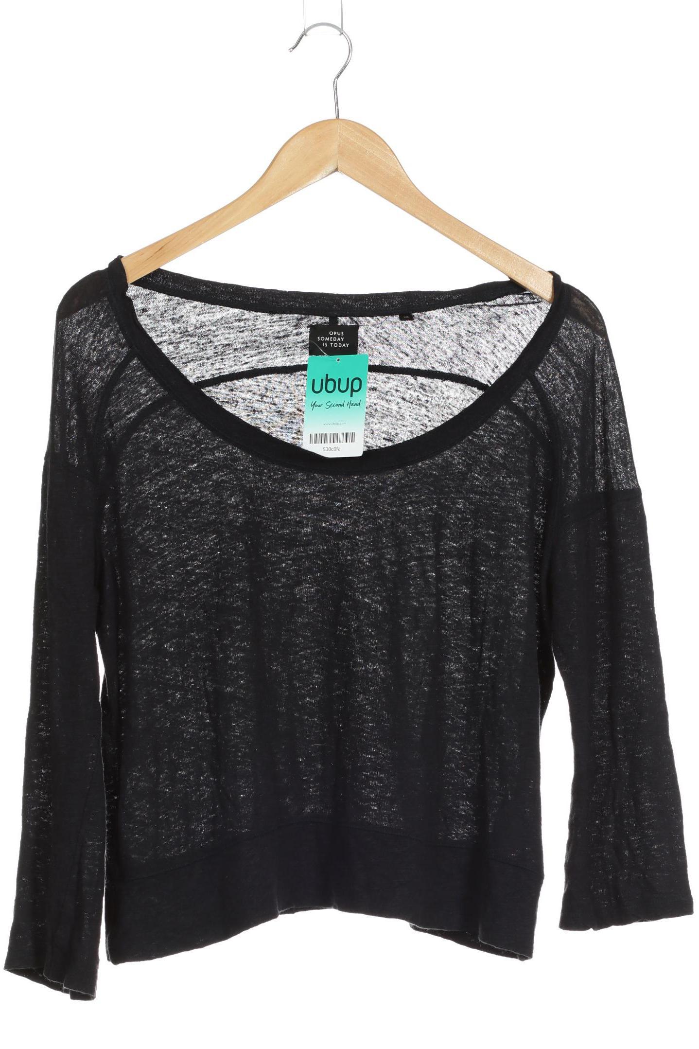 

Opus Damen Langarmshirt, schwarz, Gr. 38