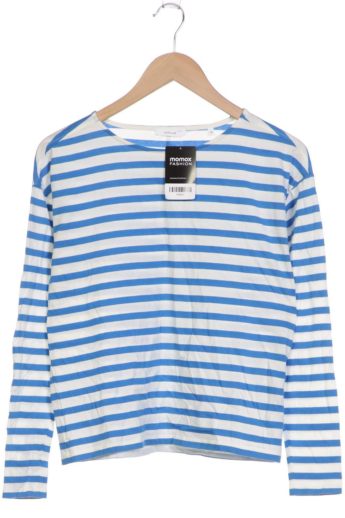

Opus Damen Langarmshirt, blau, Gr. 36