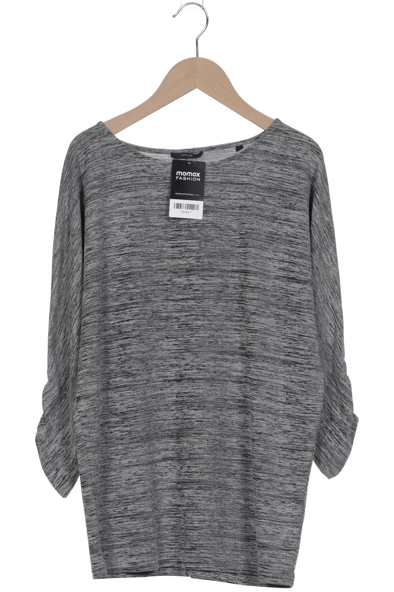 

Opus Damen Langarmshirt, grau, Gr. 36