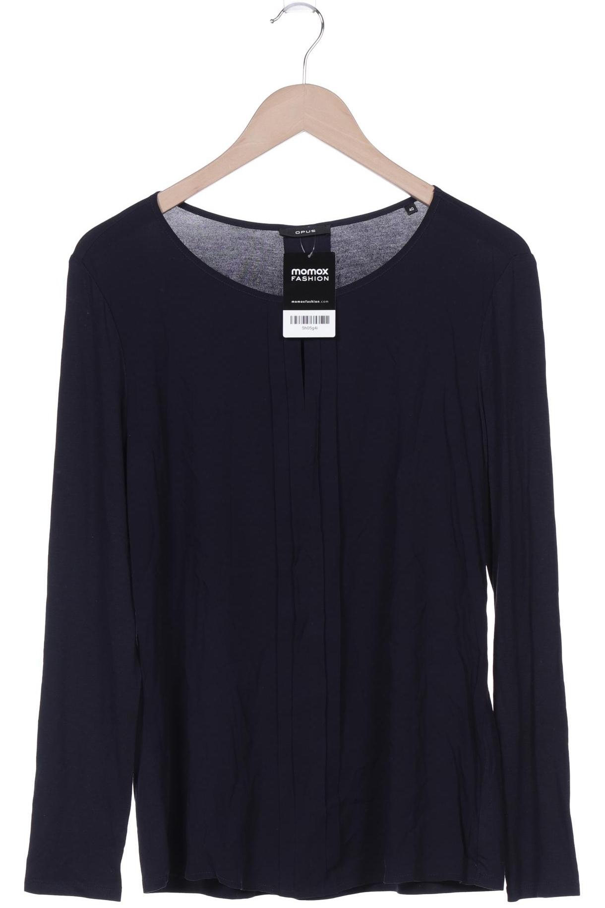 

Opus Damen Langarmshirt, marineblau, Gr. 40