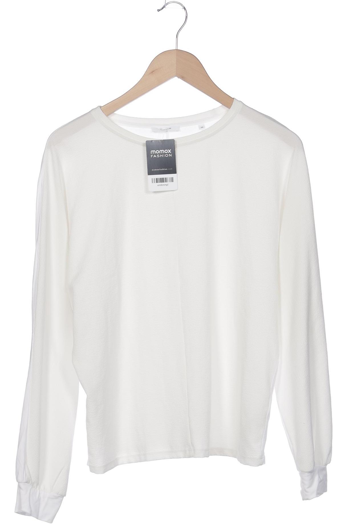 

Opus Damen Langarmshirt, weiß, Gr. 38