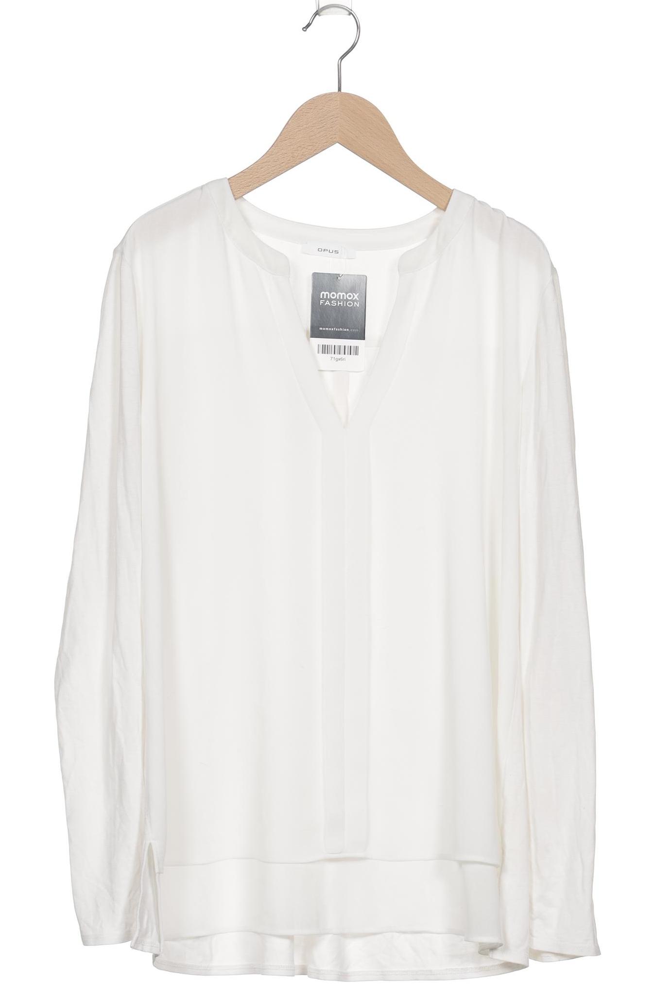 

Opus Damen Langarmshirt, weiß, Gr. 40