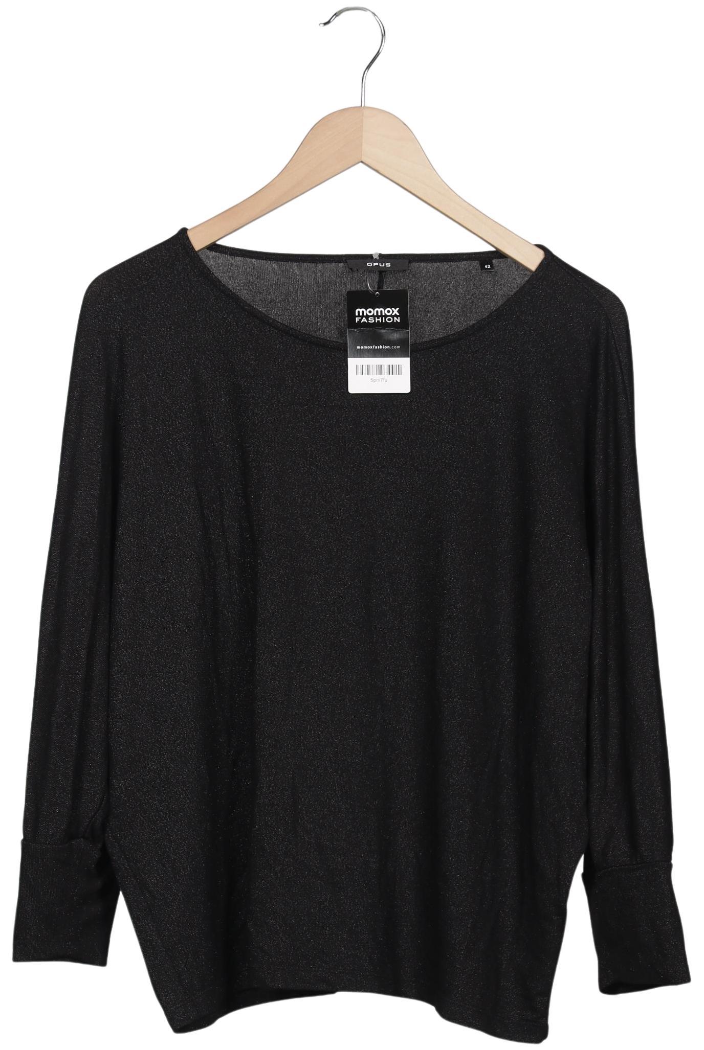 

Opus Damen Langarmshirt, schwarz, Gr. 42