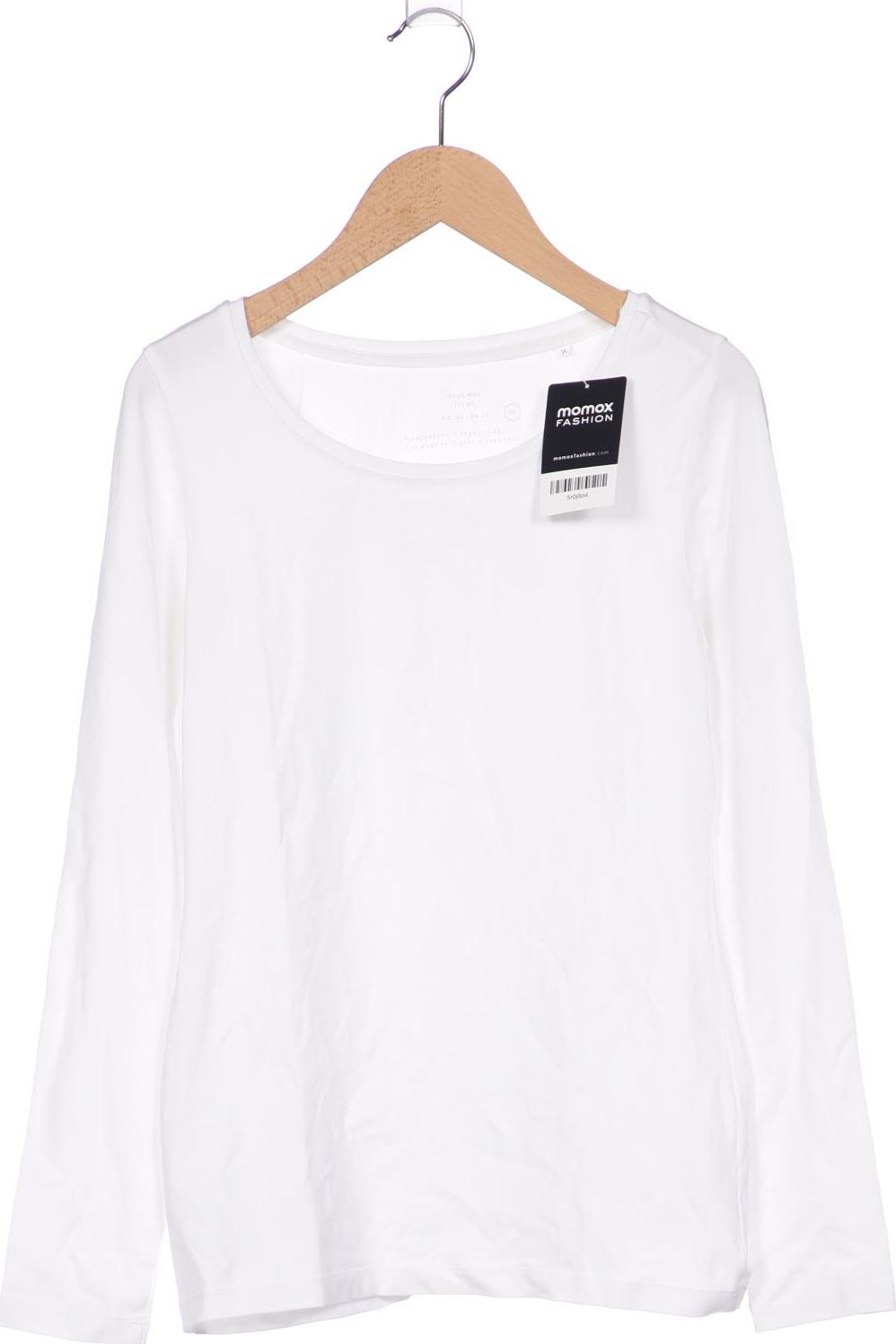 

Opus Damen Langarmshirt, weiß, Gr. 36