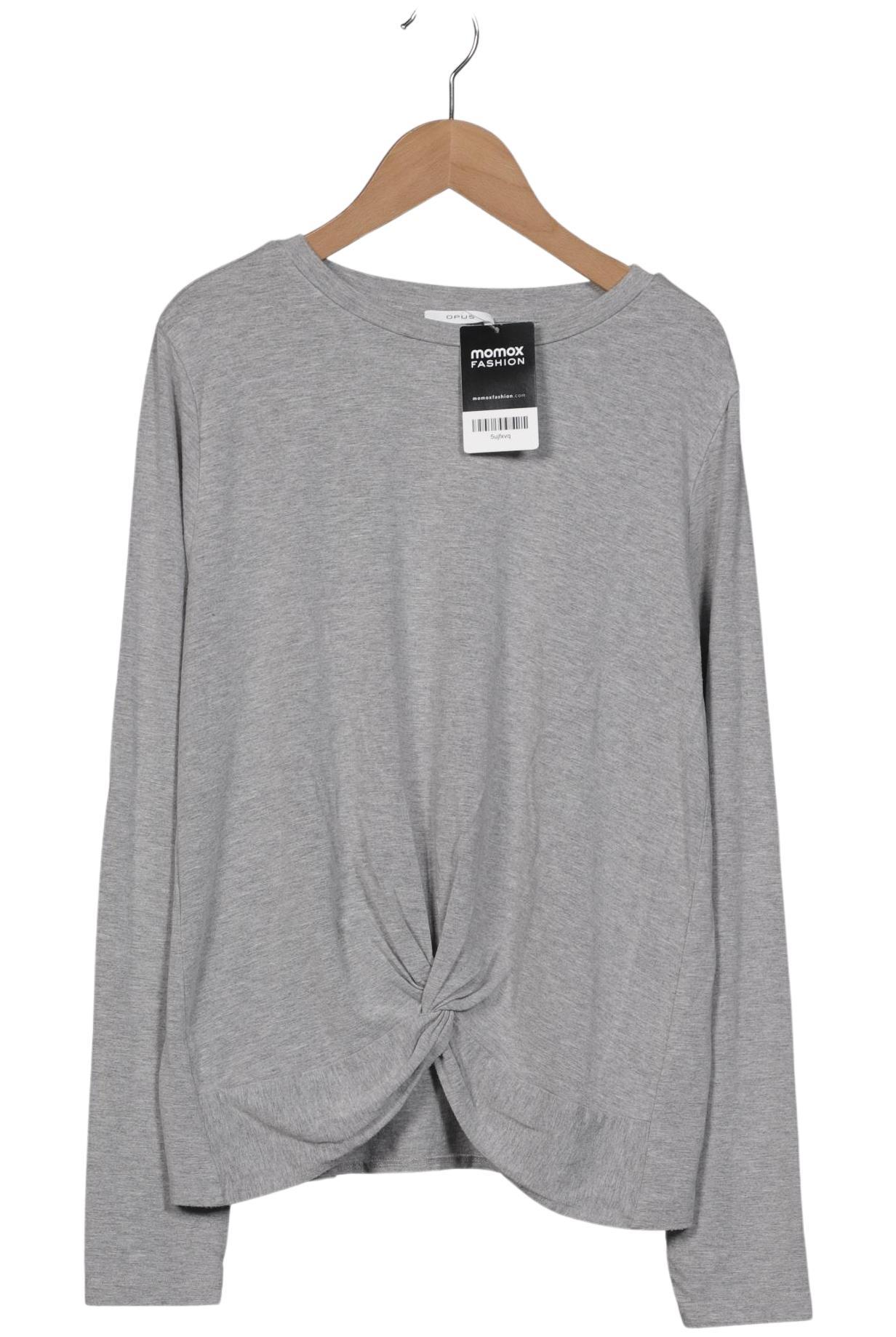 

Opus Damen Langarmshirt, grau, Gr. 40