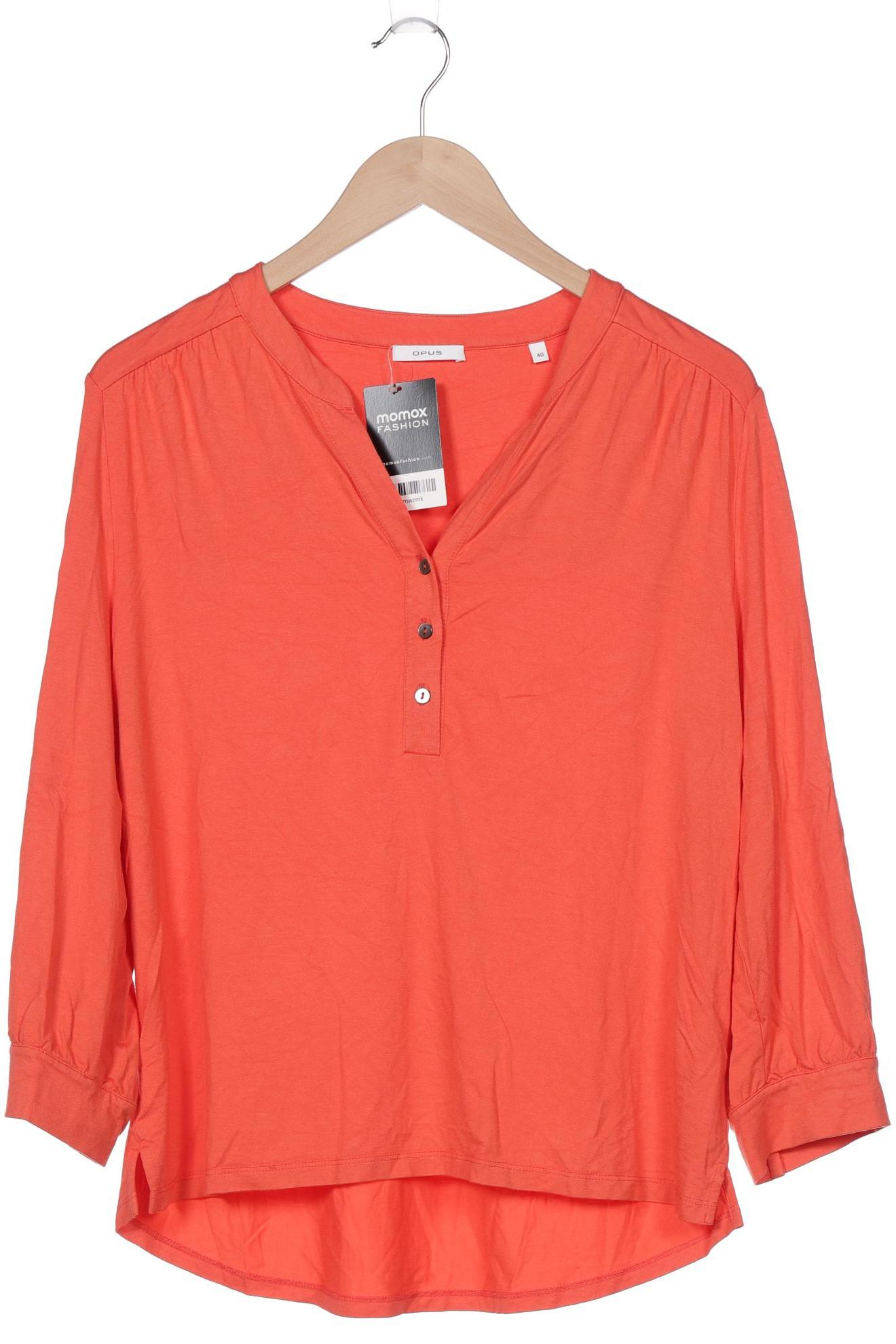 

Opus Damen Langarmshirt, orange, Gr. 40