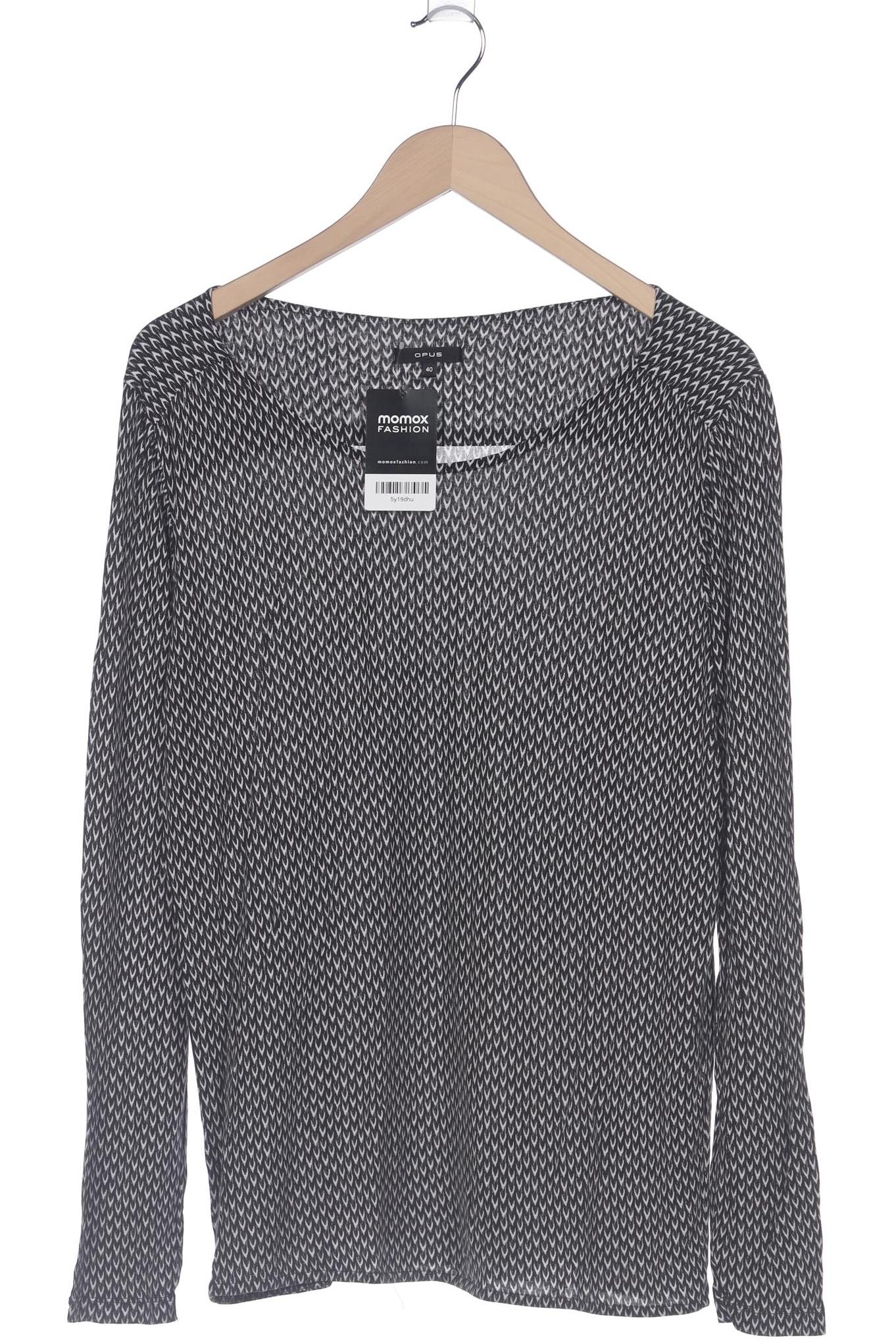 

Opus Damen Langarmshirt, schwarz, Gr. 40