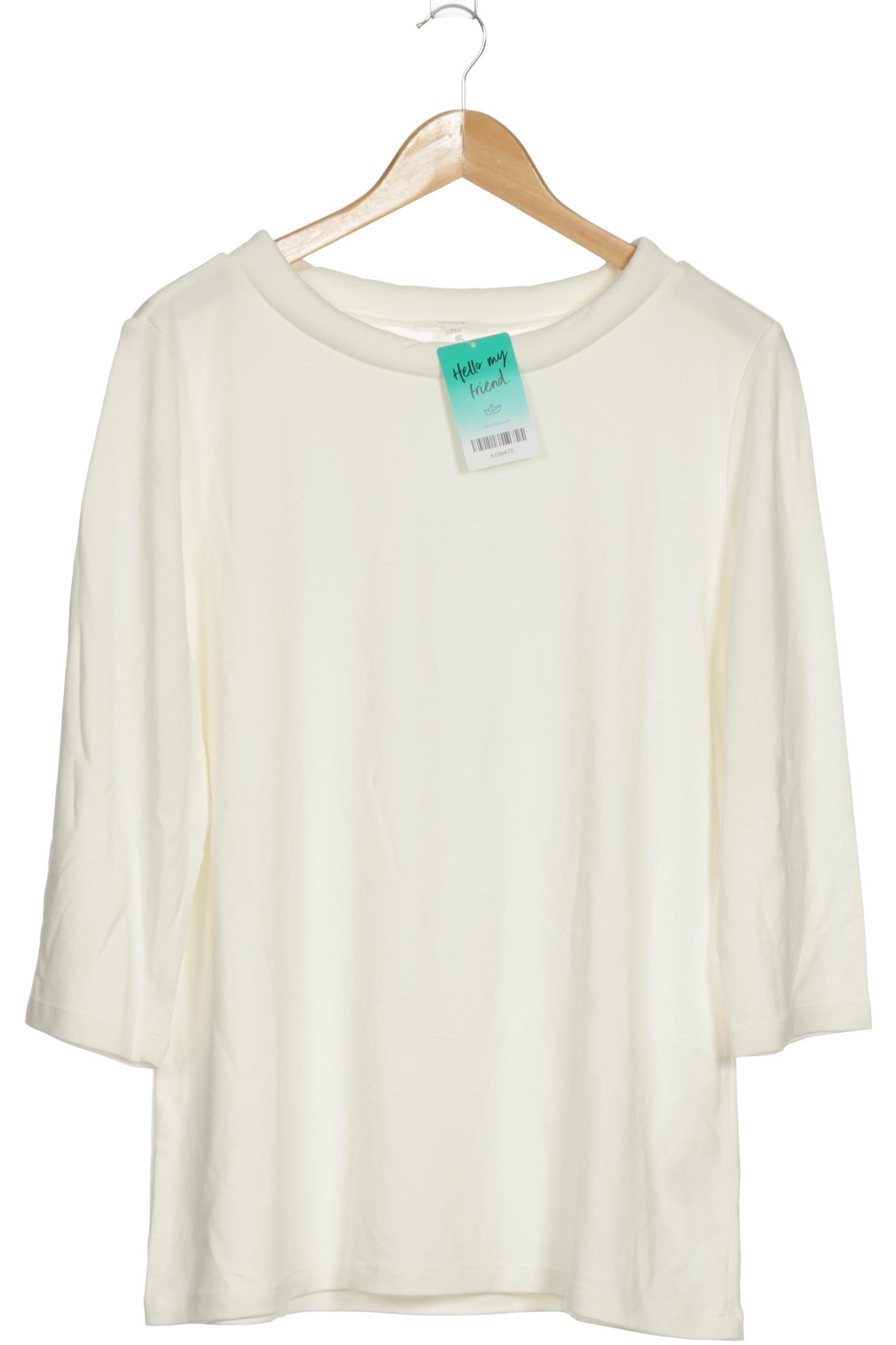 

Opus Damen Langarmshirt, weiß, Gr. 44