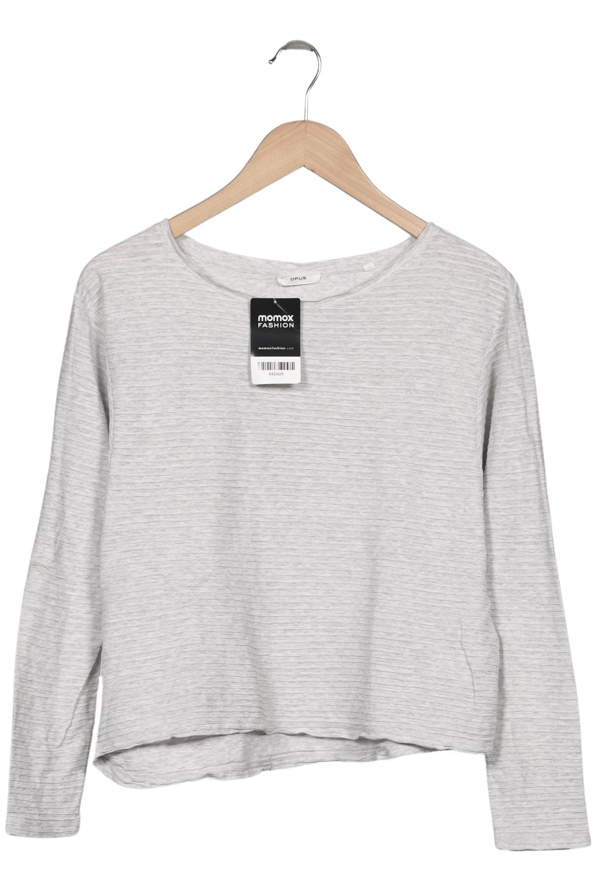 

Opus Damen Langarmshirt, grau, Gr. 36