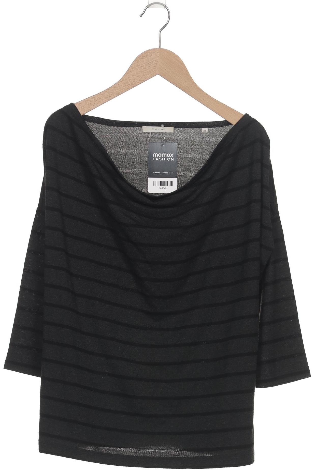 

Opus Damen Langarmshirt, grau, Gr. 36