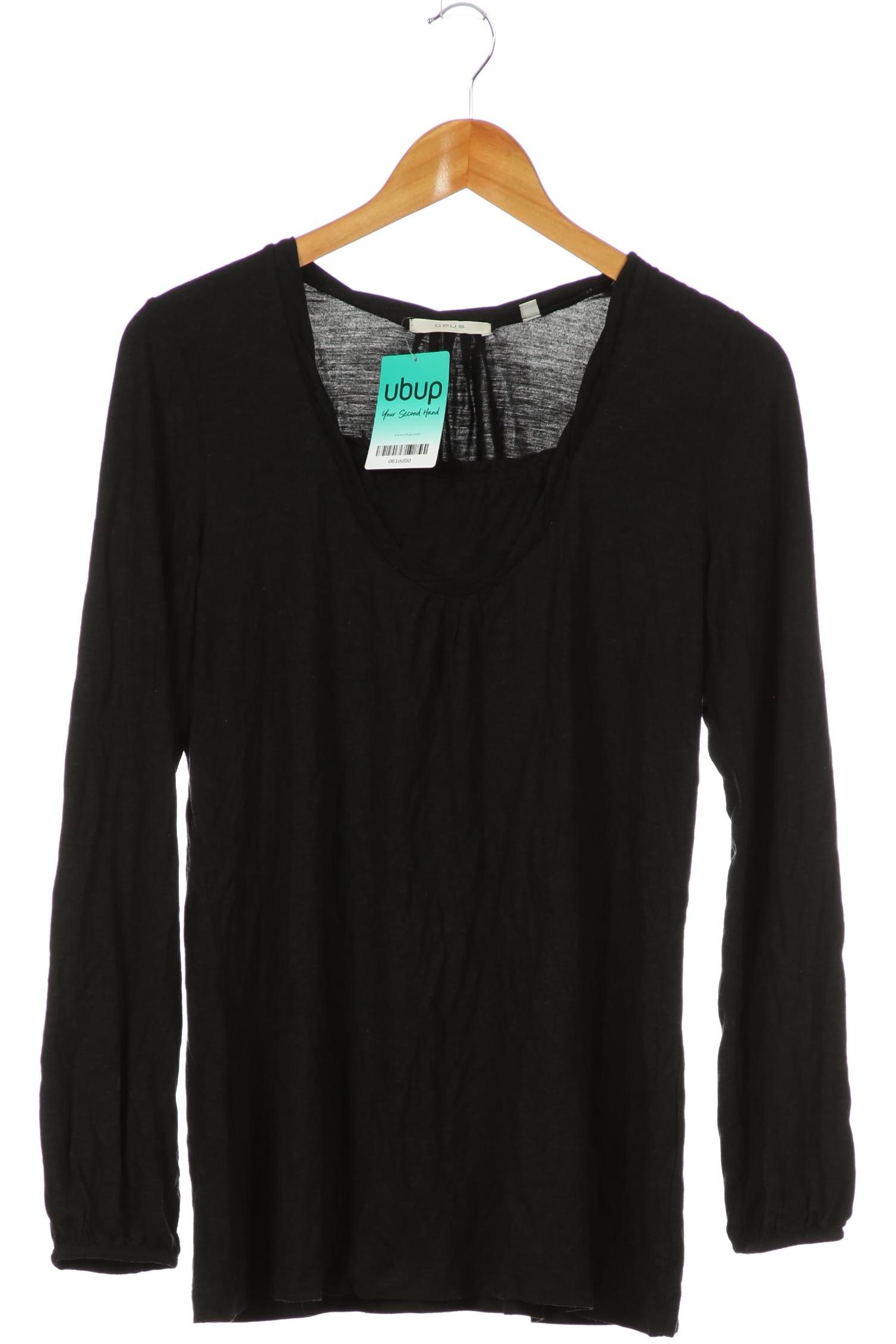 

Opus Damen Langarmshirt, schwarz, Gr. 40