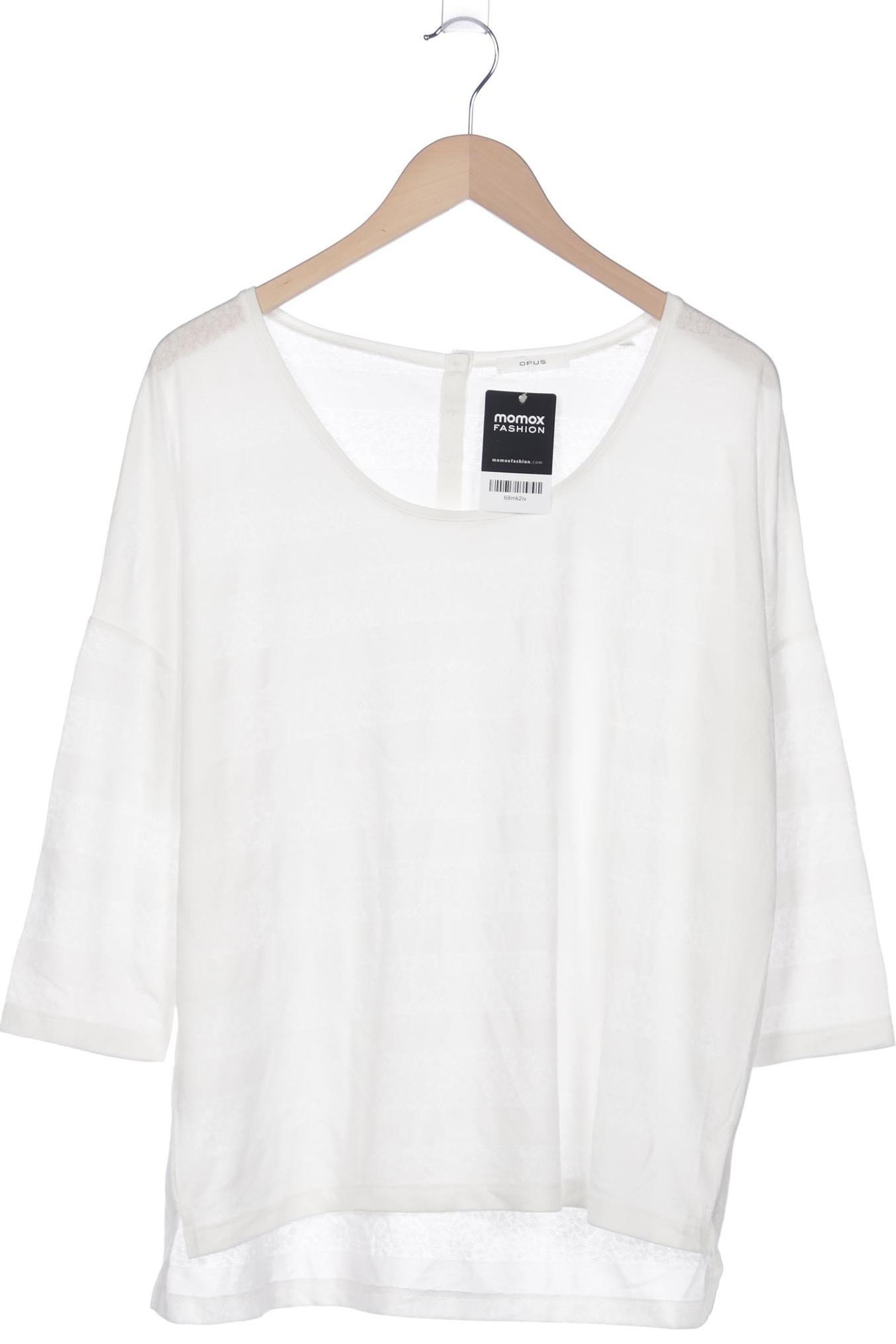 

Opus Damen Langarmshirt, weiß, Gr. 42