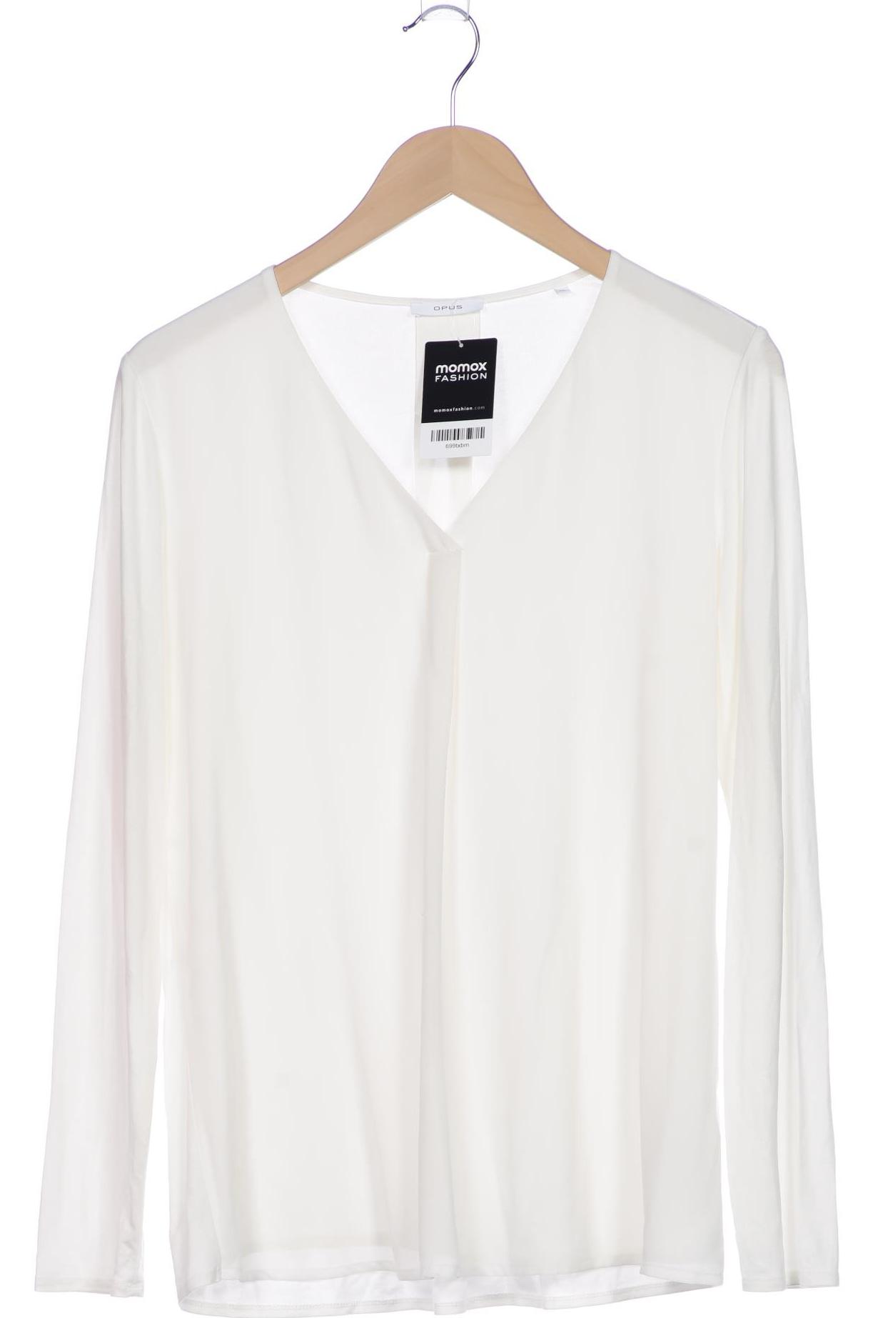 

Opus Damen Langarmshirt, weiß, Gr. 40