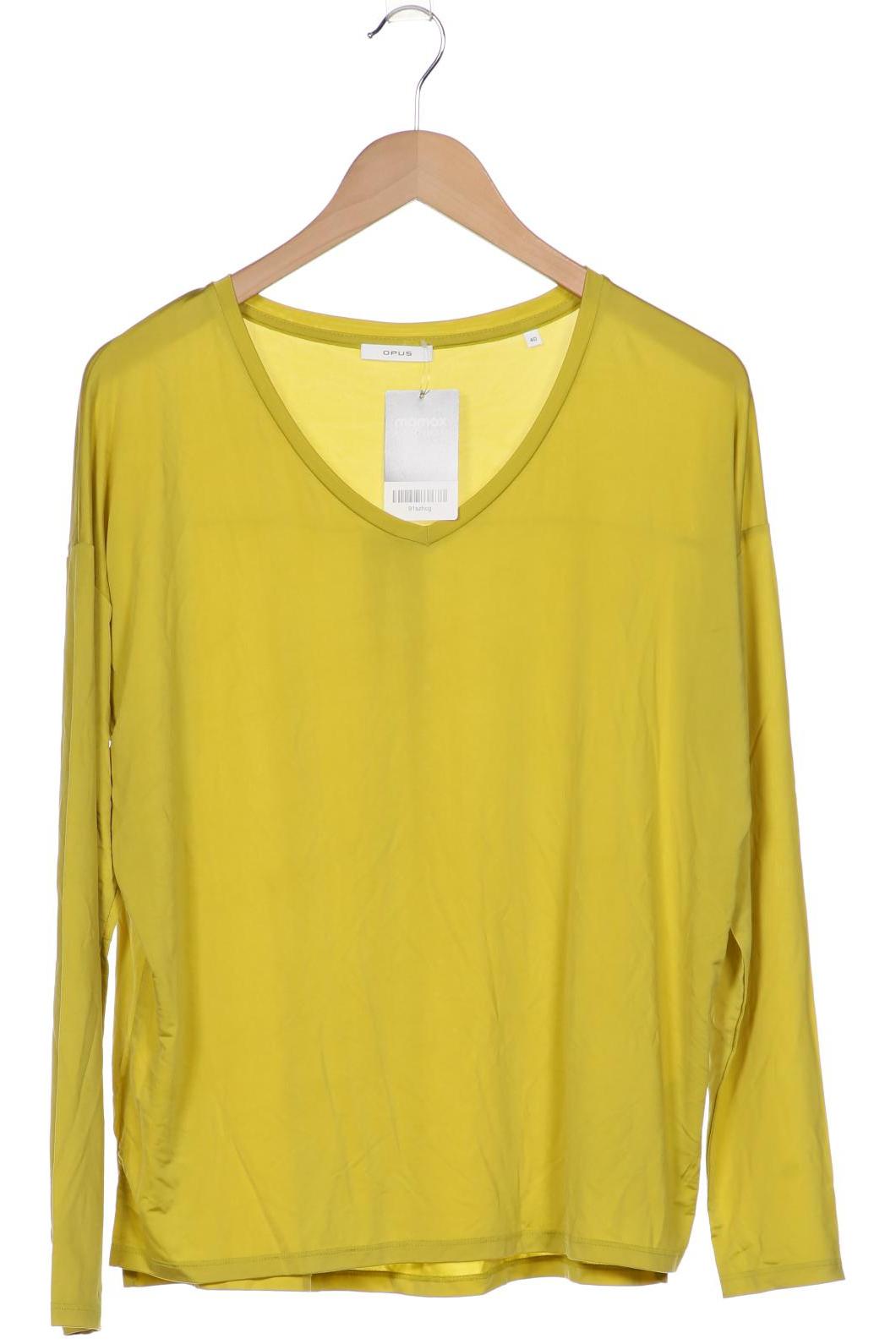 

Opus Damen Langarmshirt, gelb, Gr. 40