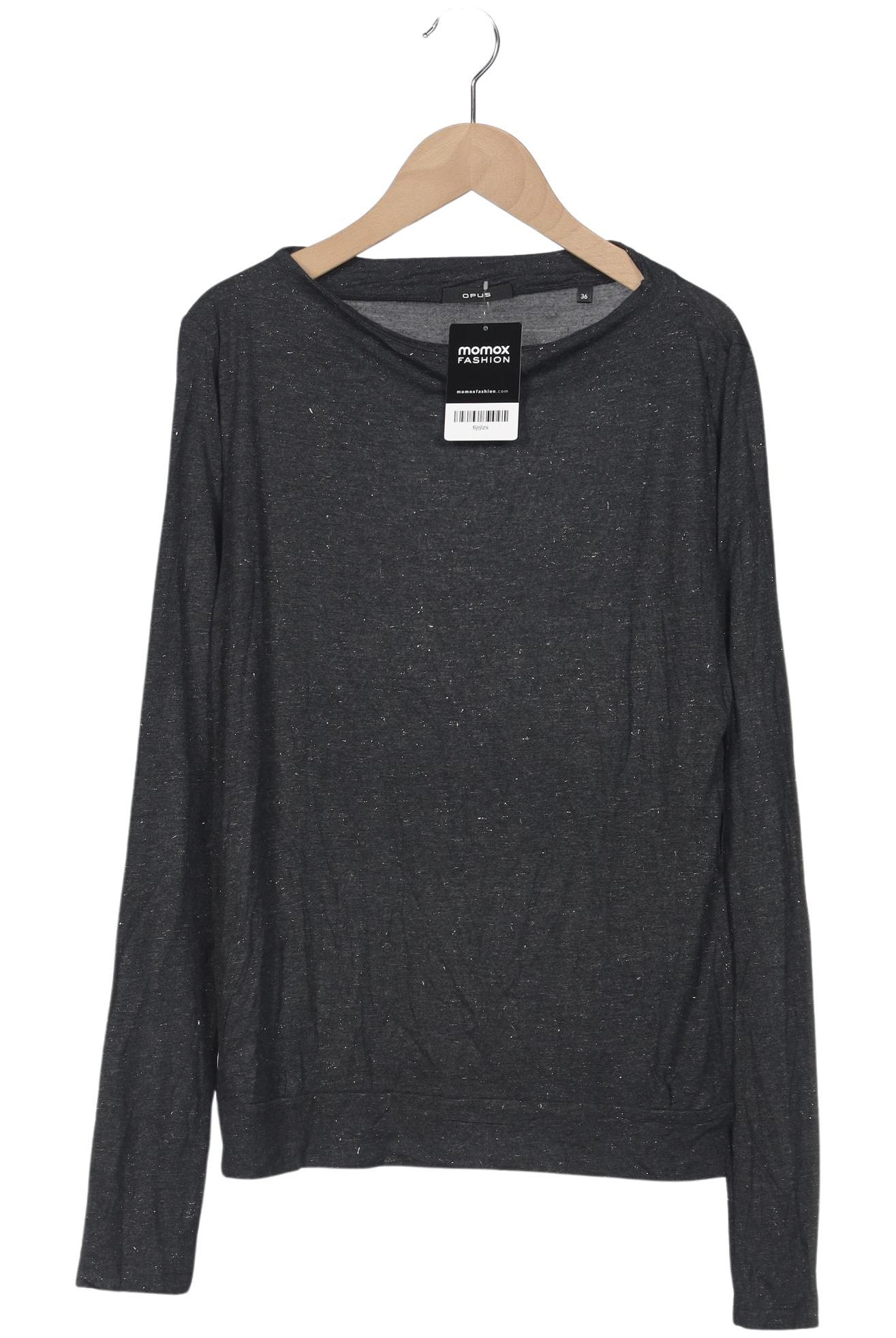 

Opus Damen Langarmshirt, grau, Gr. 36