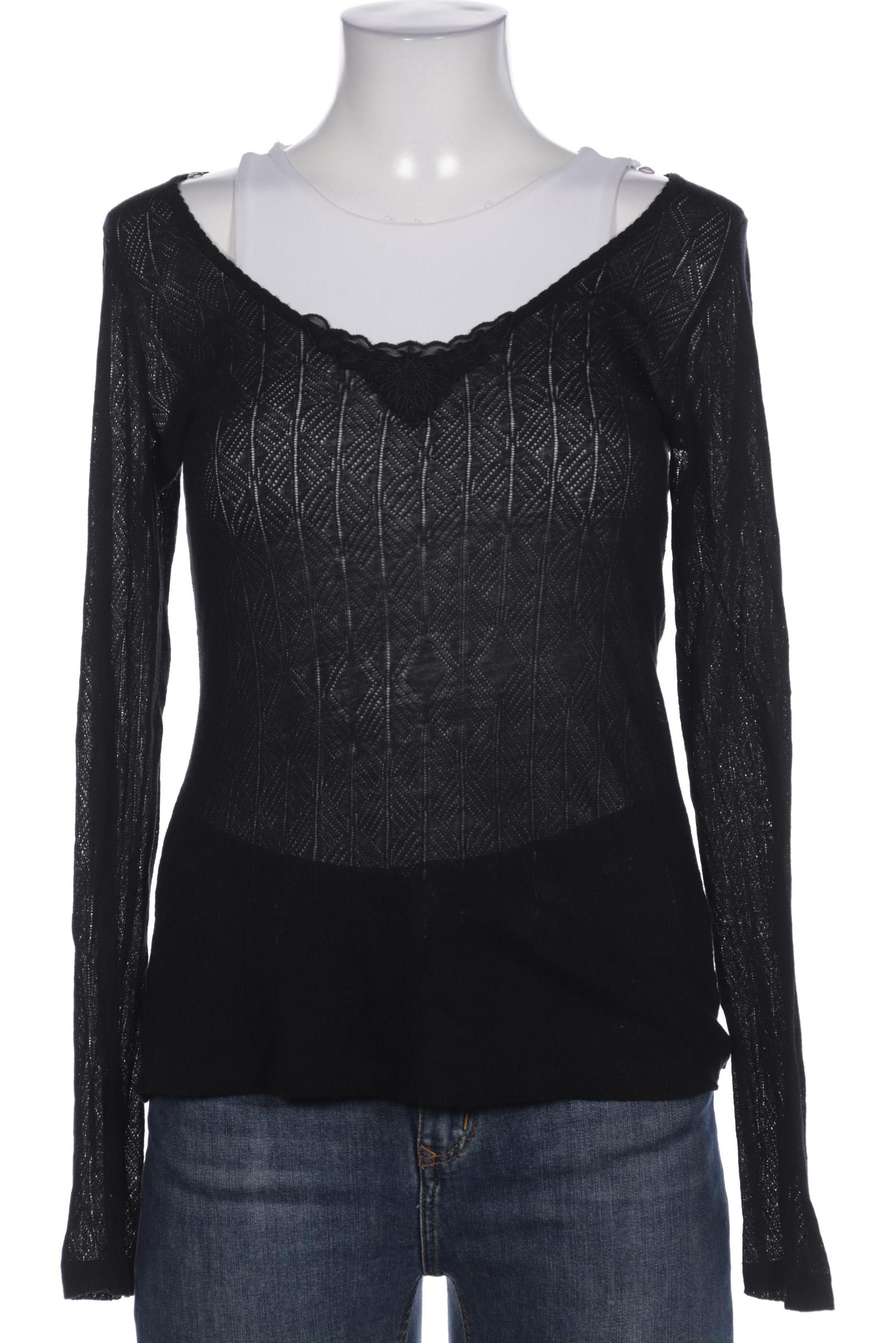 

Opus Damen Langarmshirt, schwarz, Gr. 38