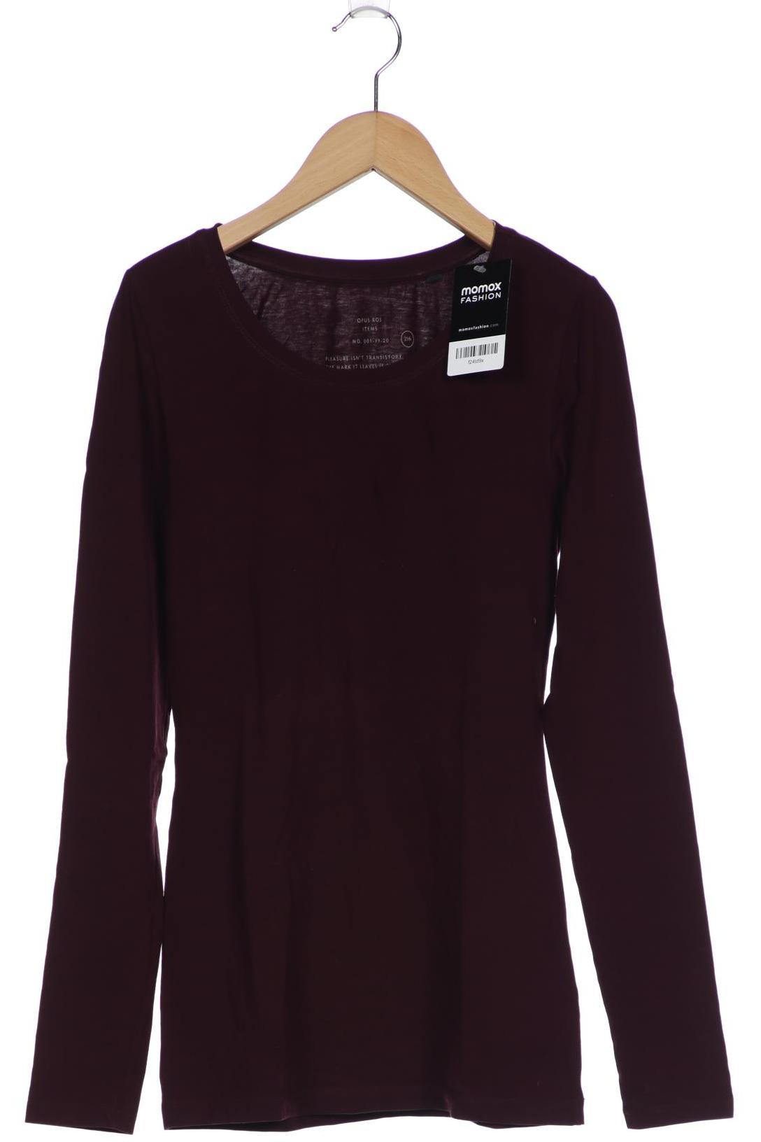 

Opus Damen Langarmshirt, bordeaux, Gr. 36