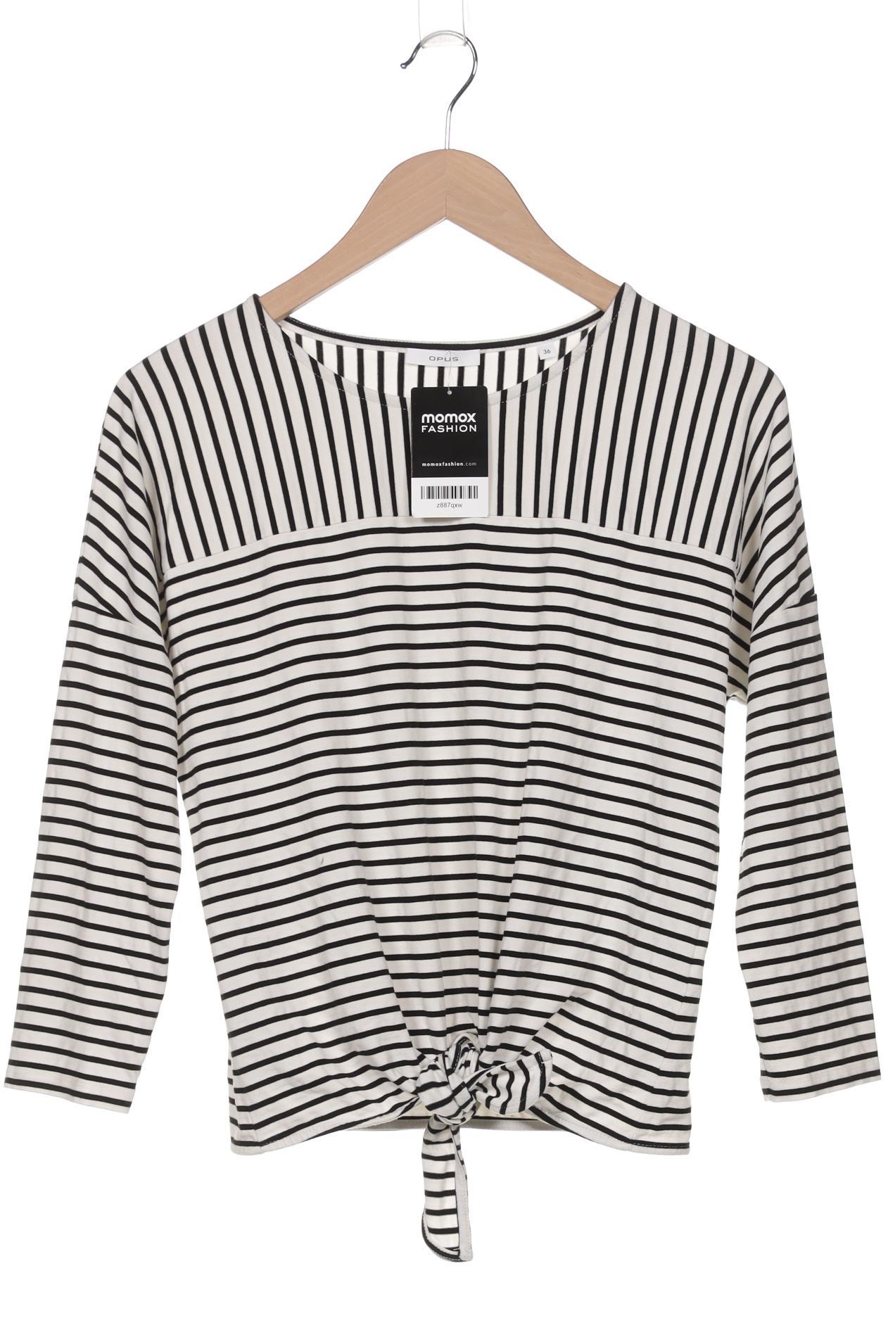 

Opus Damen Langarmshirt, weiß, Gr. 36