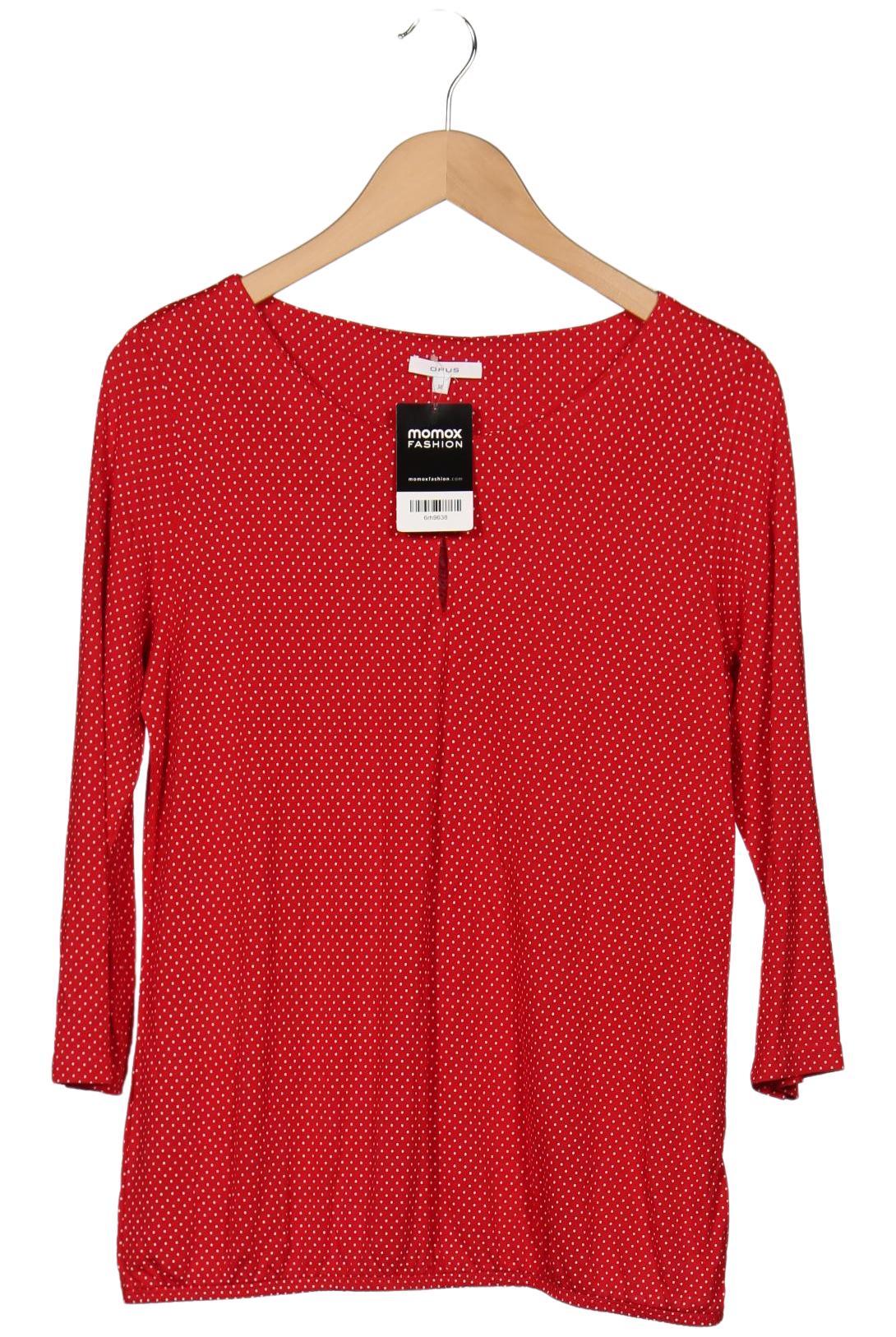

Opus Damen Langarmshirt, rot, Gr. 38
