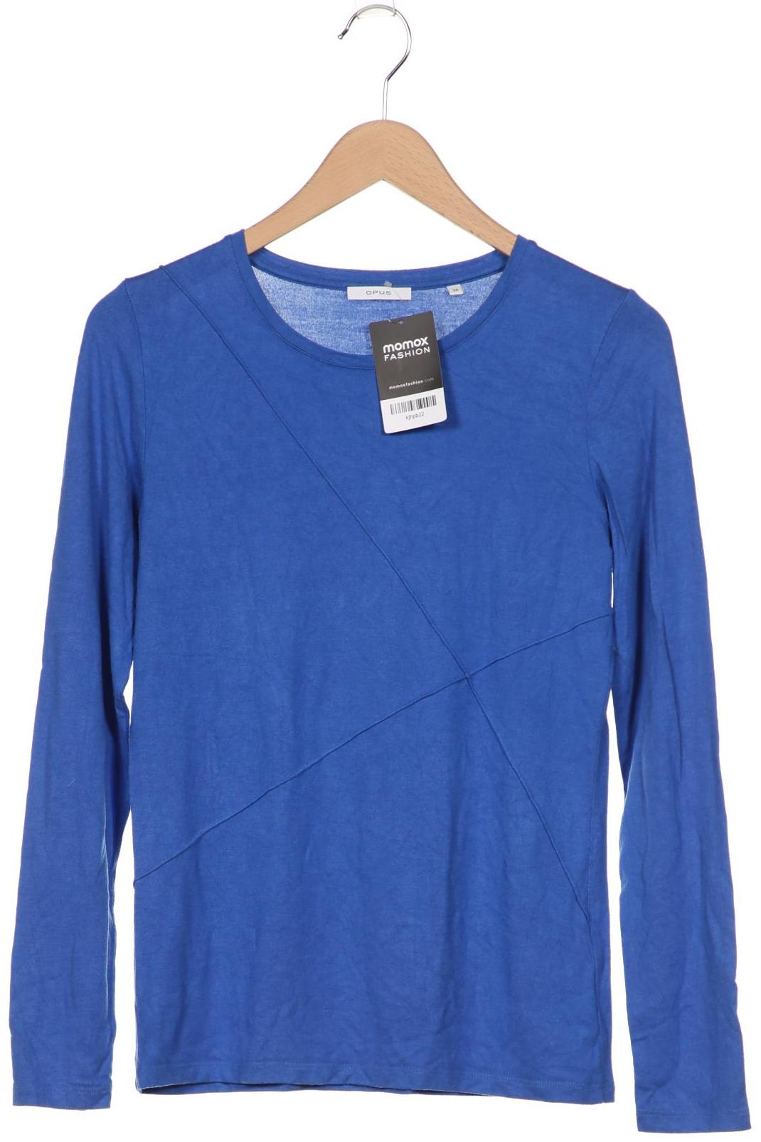 

Opus Damen Langarmshirt, blau, Gr. 38