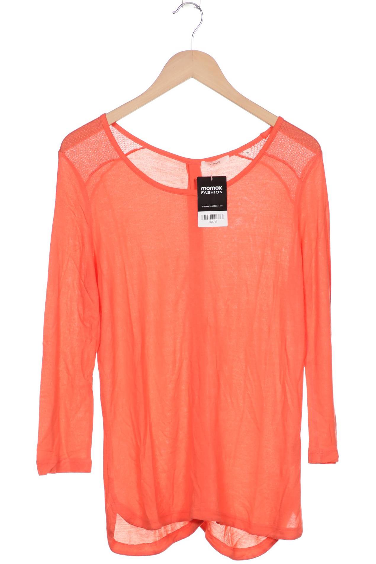 

Opus Damen Langarmshirt, orange, Gr. 36