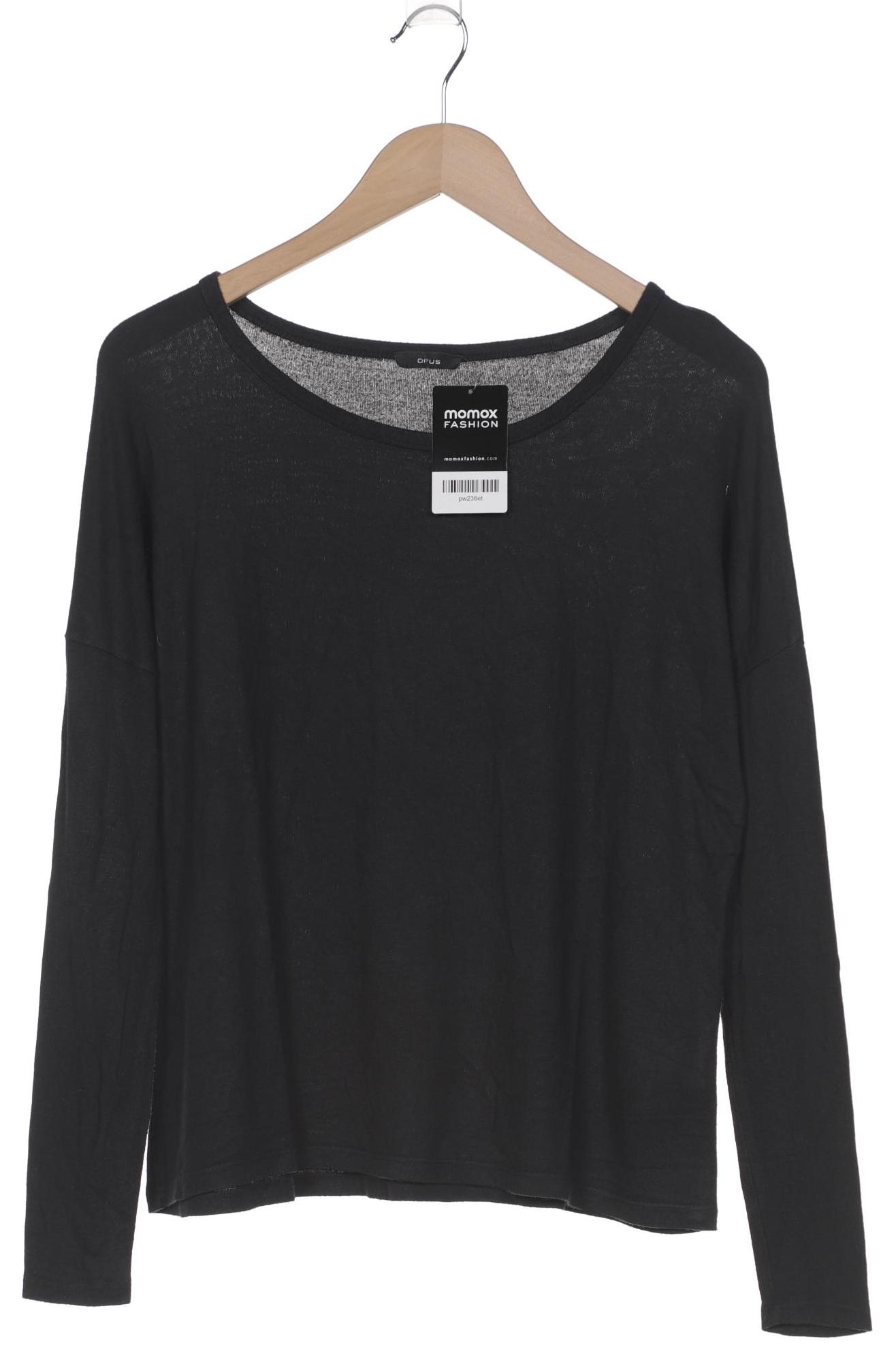 

Opus Damen Langarmshirt, schwarz, Gr. 36