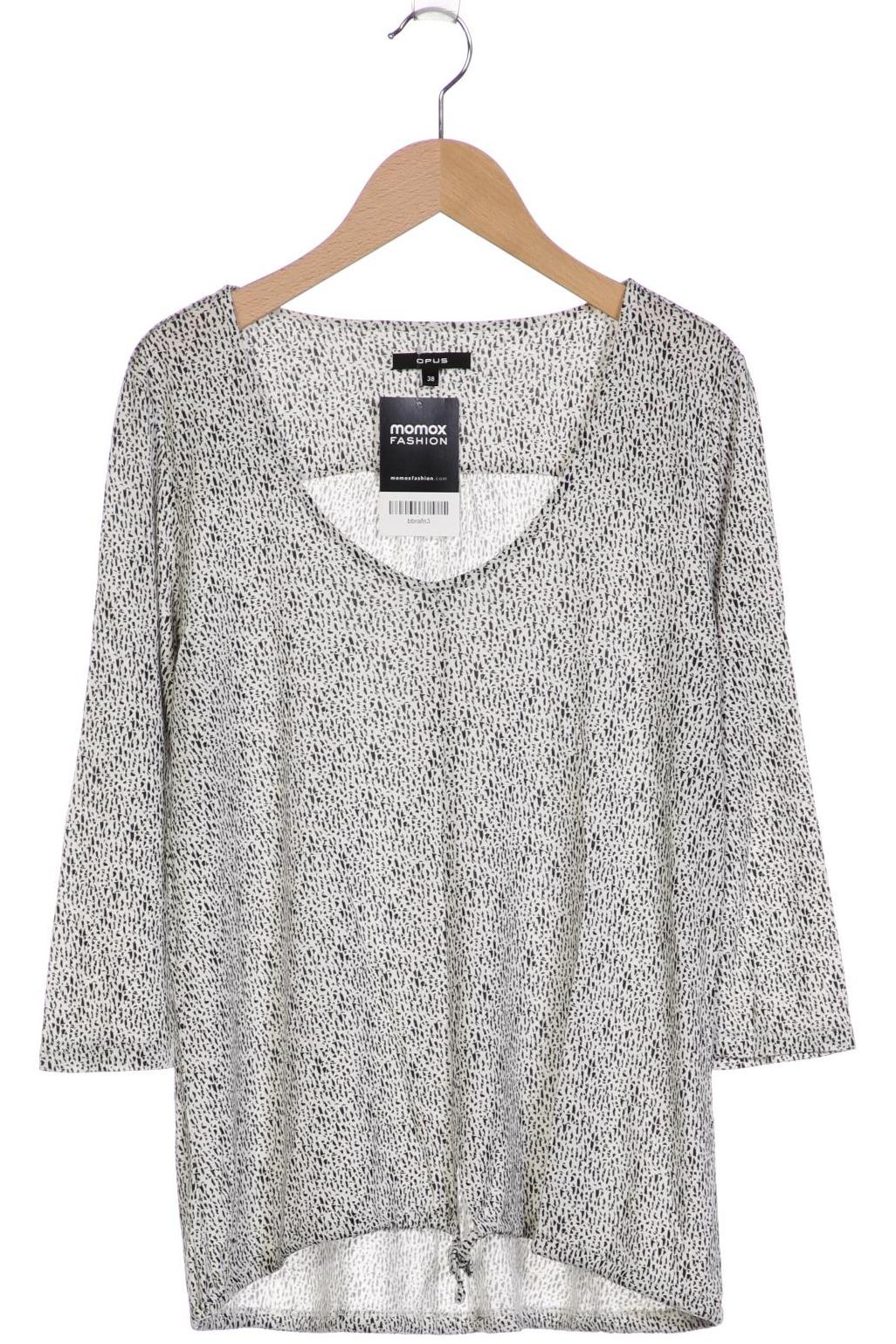 

Opus Damen Langarmshirt, weiß, Gr. 38