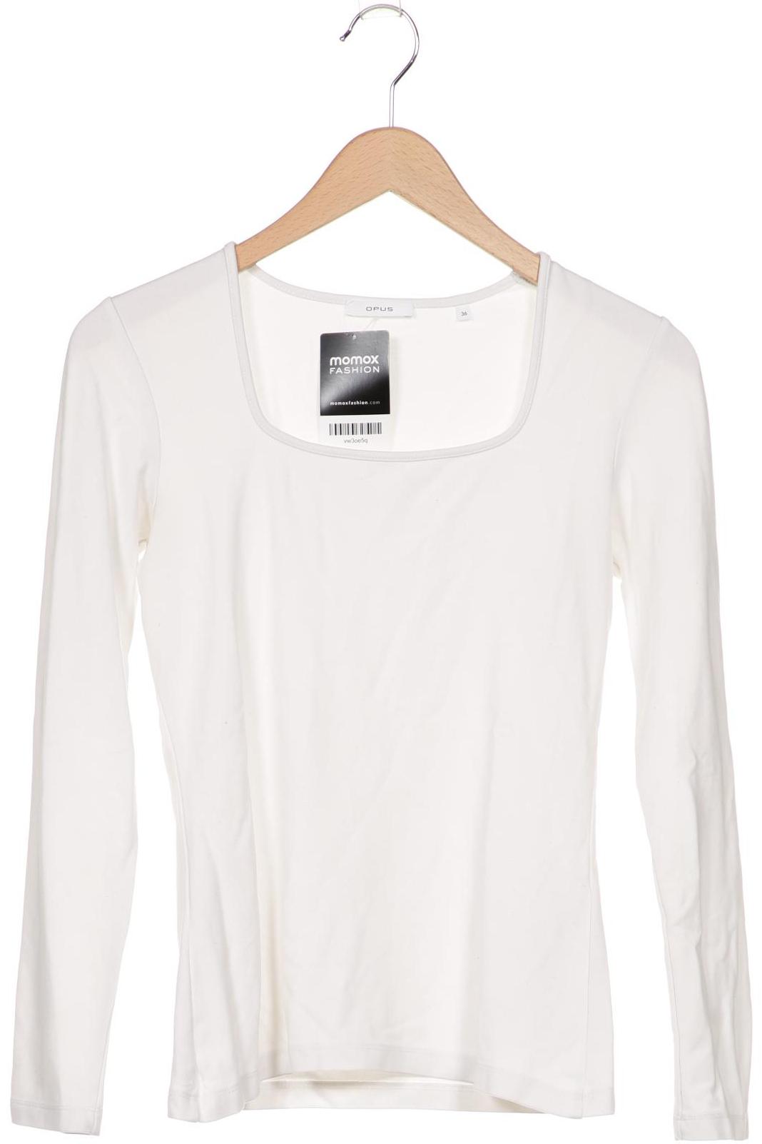 

Opus Damen Langarmshirt, weiß
