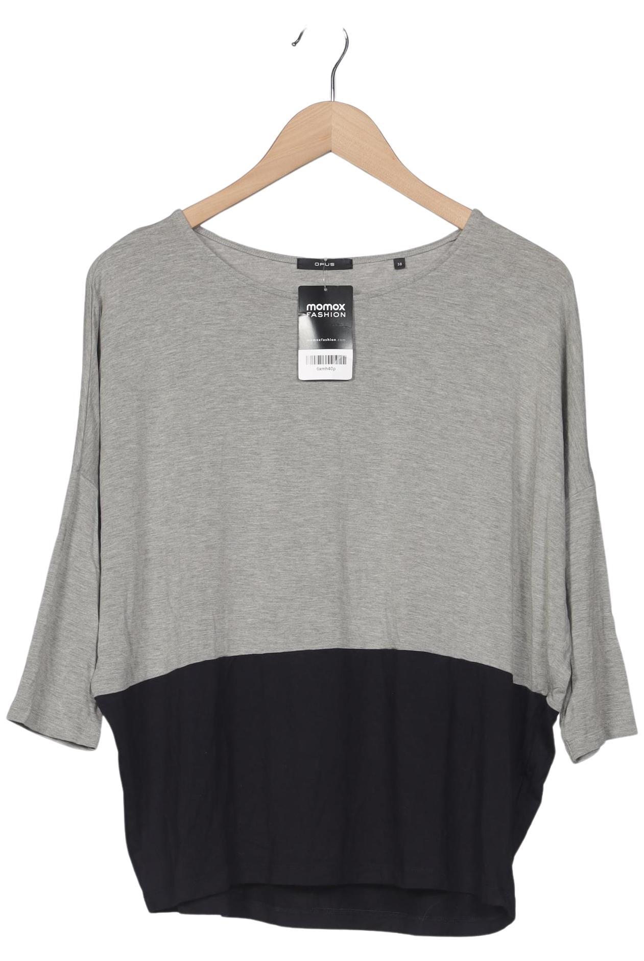 

Opus Damen Langarmshirt, grau, Gr. 38