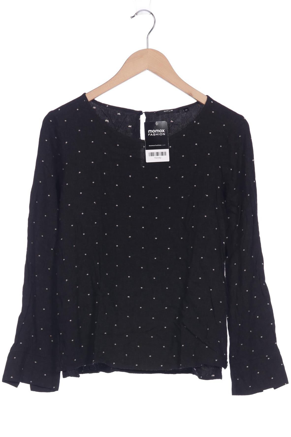 

Opus Damen Langarmshirt, schwarz, Gr. 40