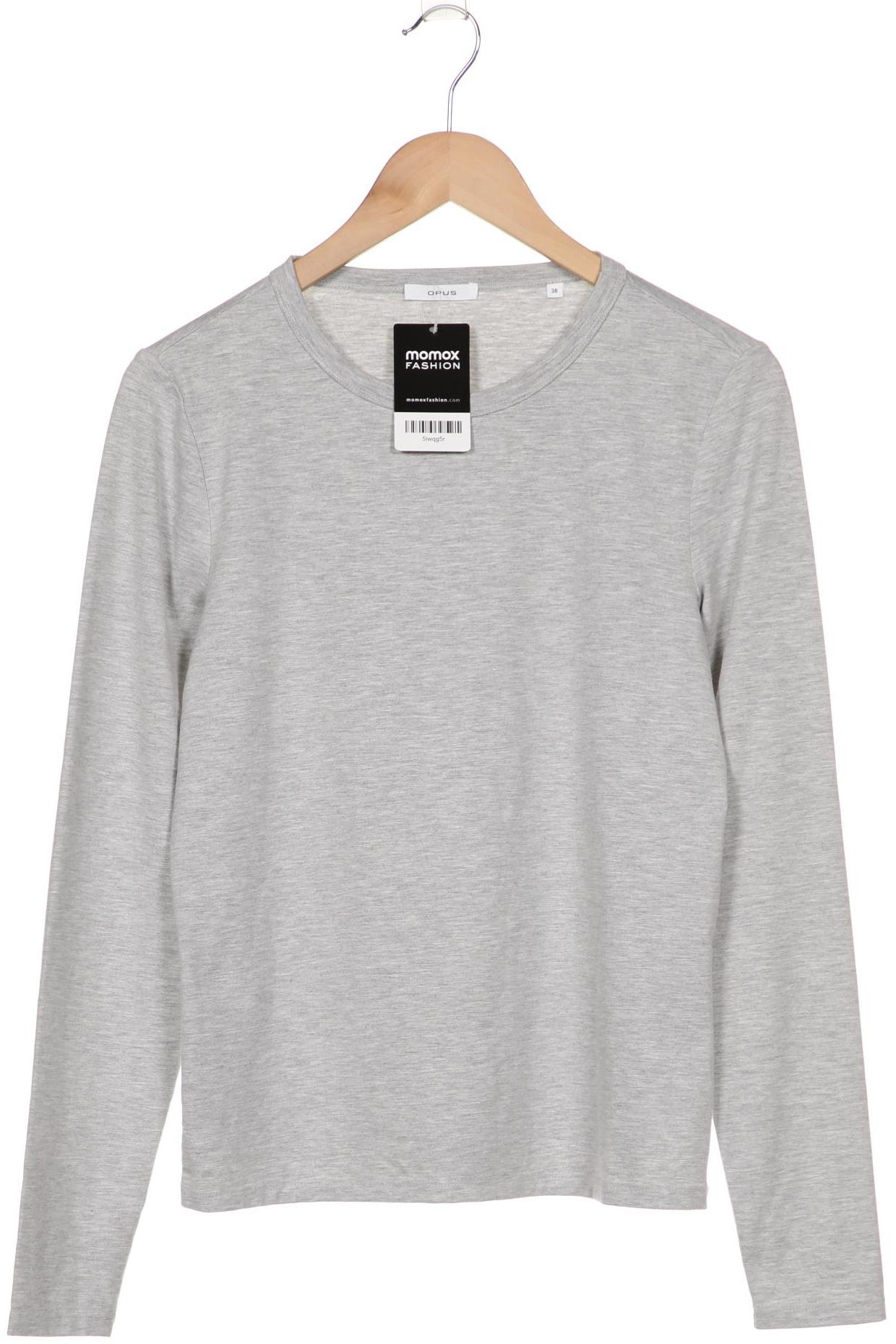 

Opus Damen Langarmshirt, grau, Gr. 38