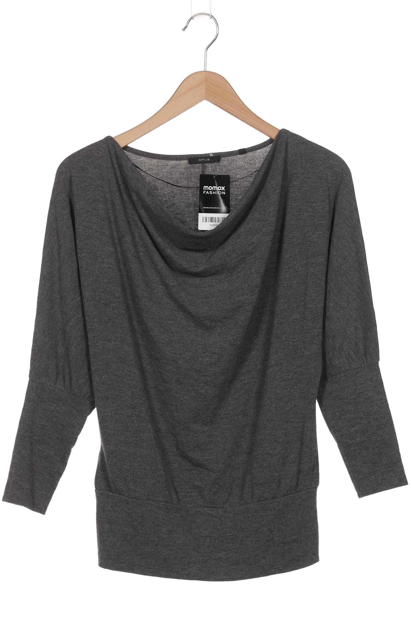 

Opus Damen Langarmshirt, grau, Gr. 36