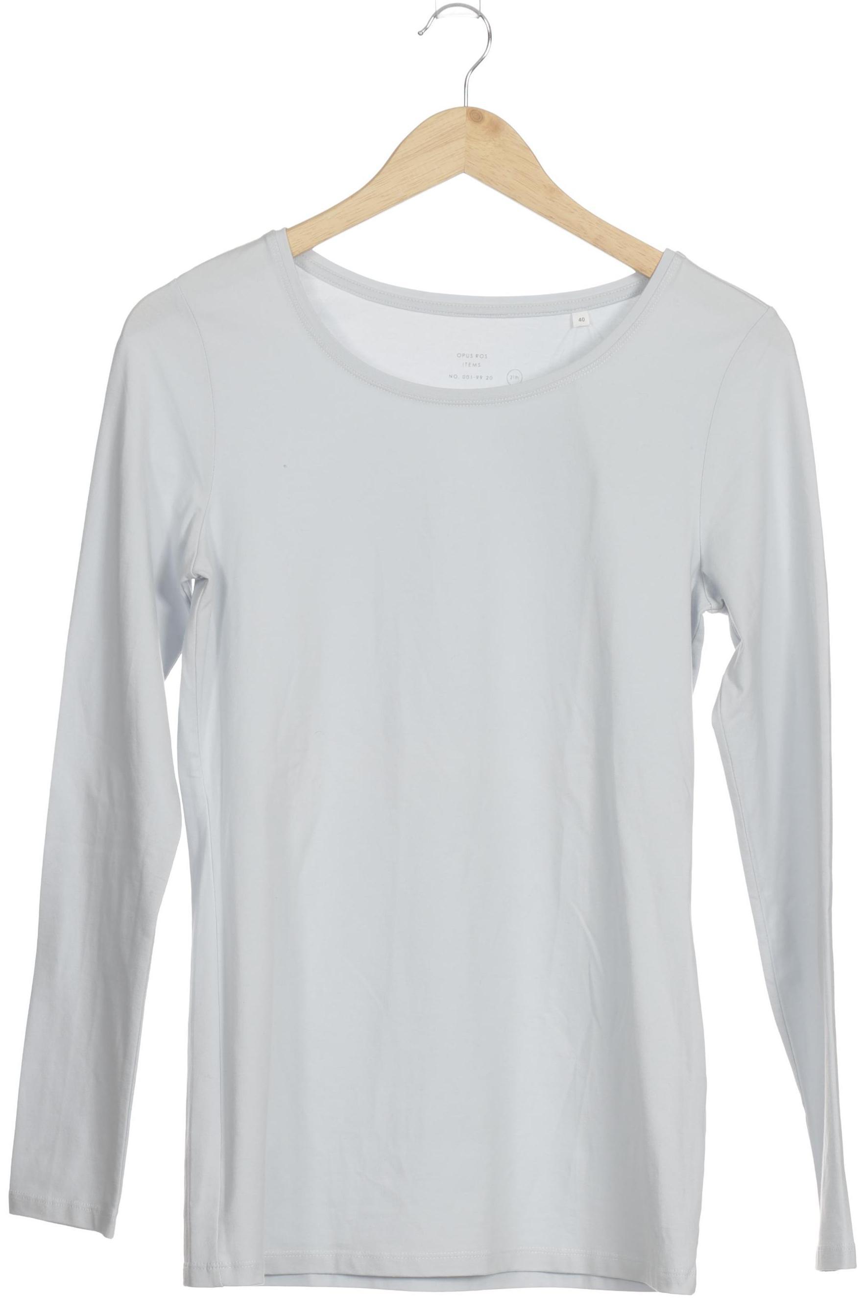 

Opus Damen Langarmshirt, blau, Gr. 40