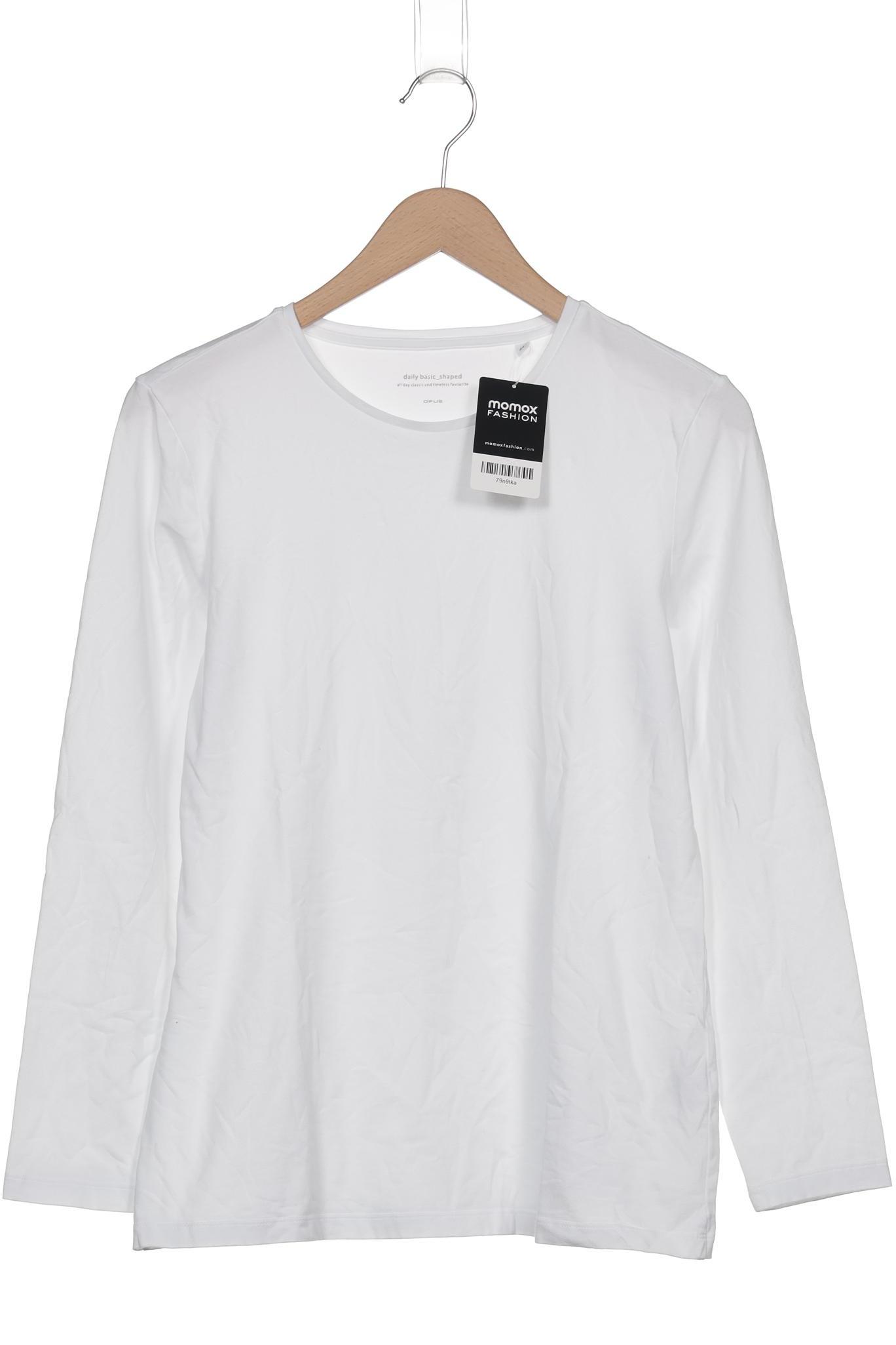 

Opus Damen Langarmshirt, weiß, Gr. 44