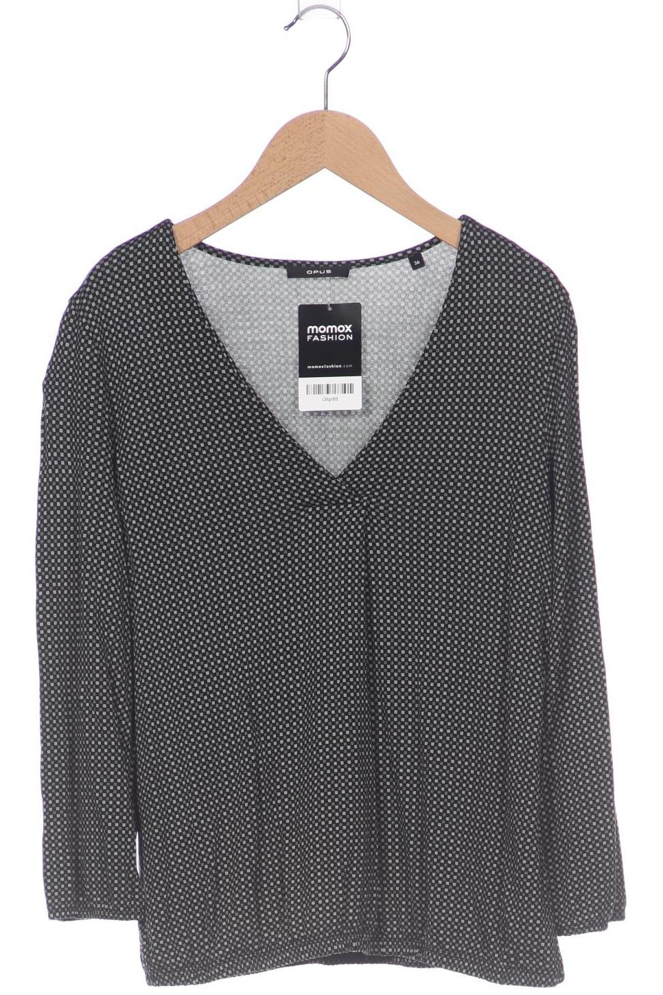 

Opus Damen Langarmshirt, schwarz, Gr. 36