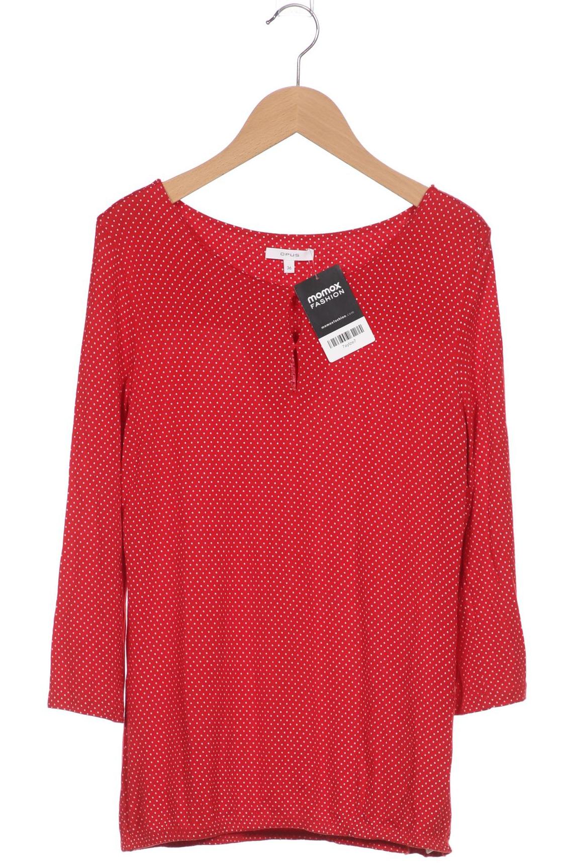 

Opus Damen Langarmshirt, rot, Gr. 36