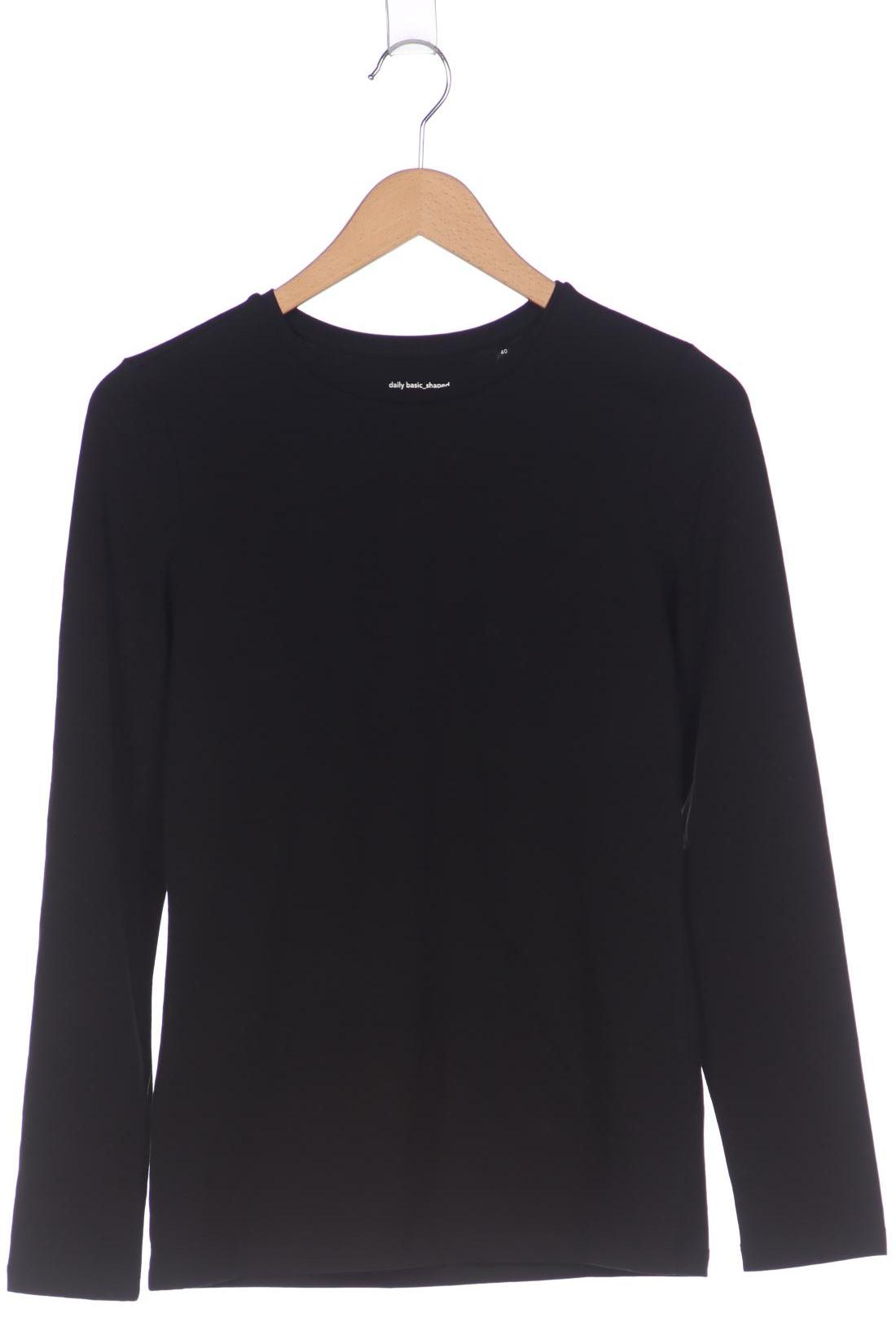 

Opus Damen Langarmshirt, schwarz, Gr. 40