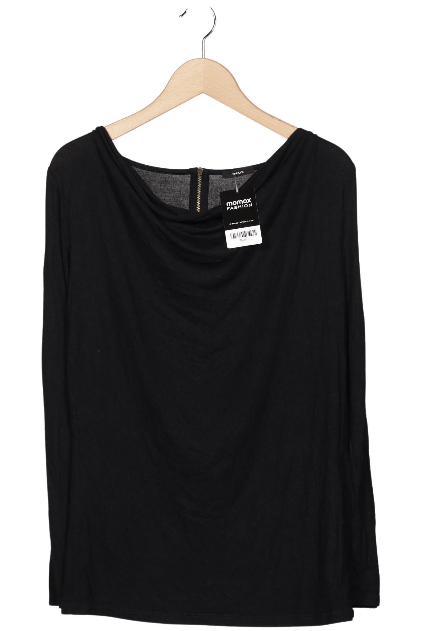 

Opus Damen Langarmshirt, schwarz, Gr. 40