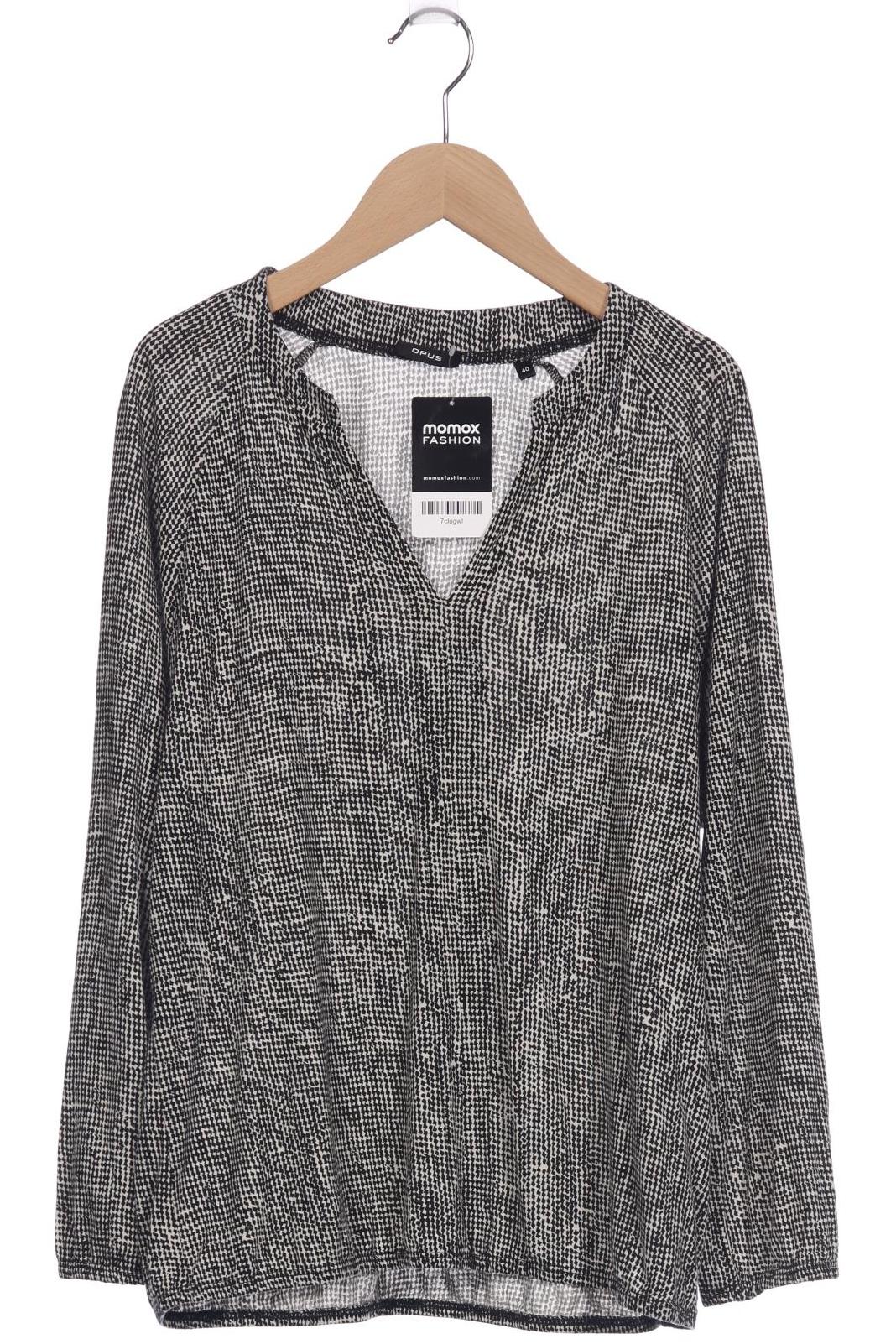 

Opus Damen Langarmshirt, grau, Gr. 40