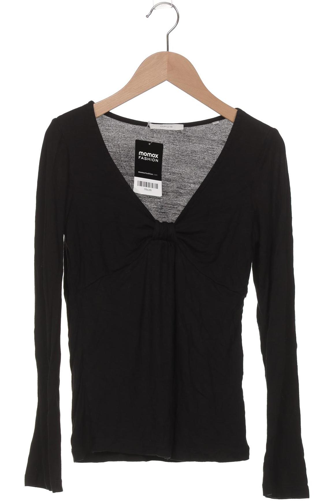 

Opus Damen Langarmshirt, schwarz, Gr. 36