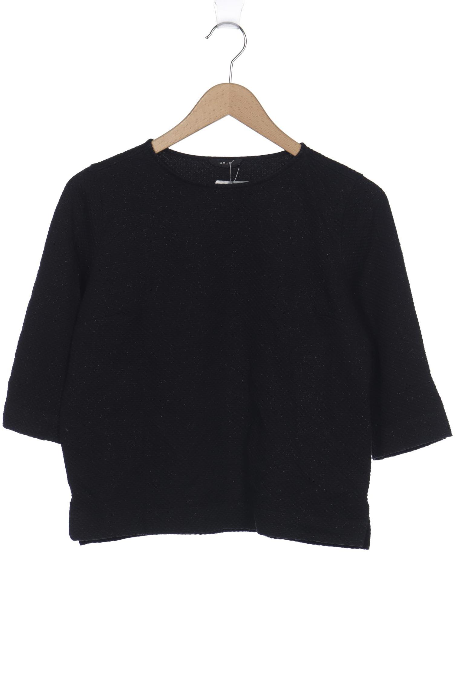 

Opus Damen Langarmshirt, schwarz, Gr. 36