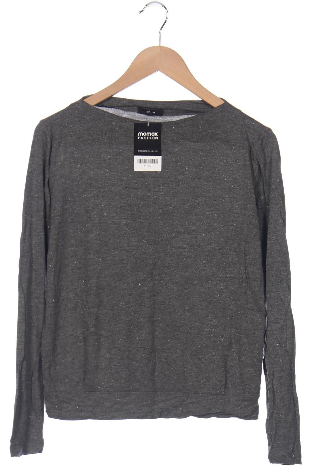 

Opus Damen Langarmshirt, grau, Gr. 38