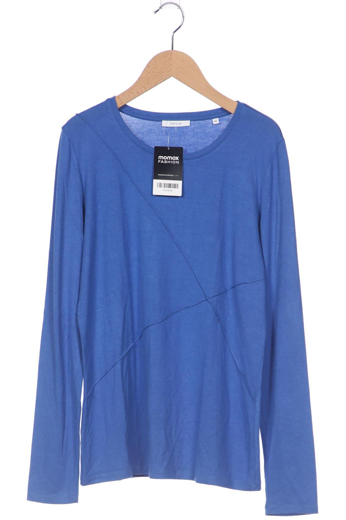 

Opus Damen Langarmshirt, blau, Gr. 40