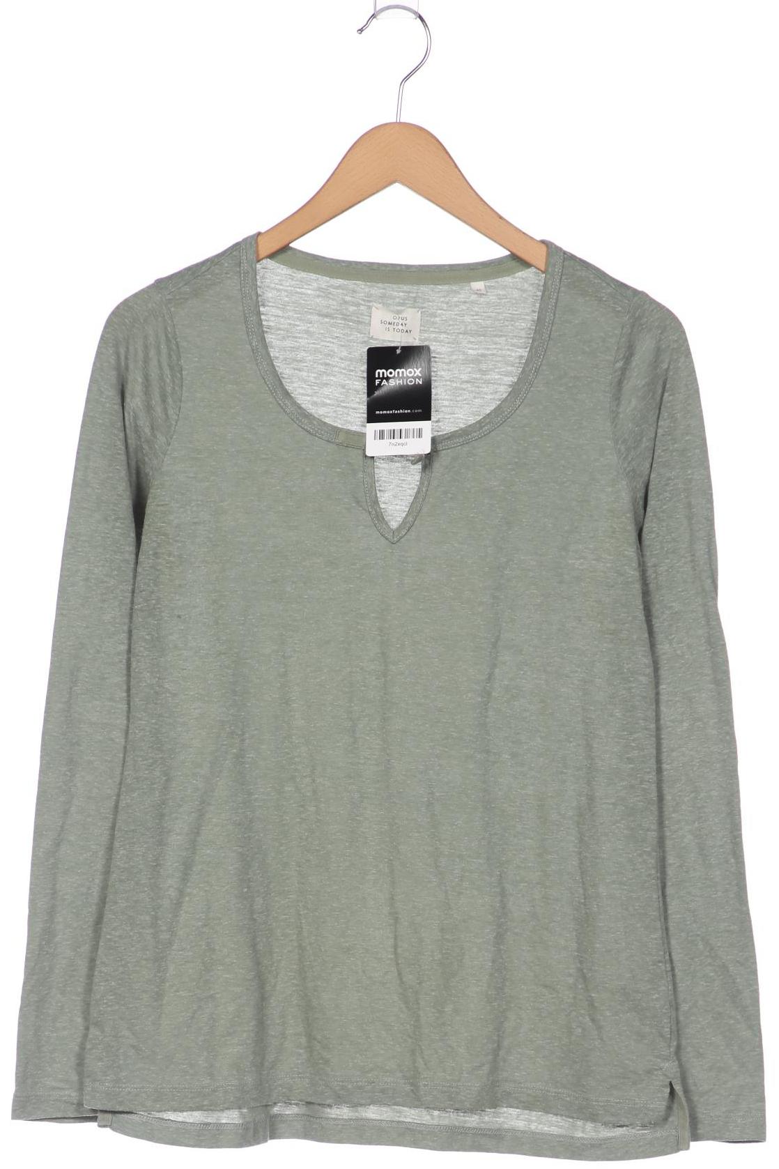 

Opus Damen Langarmshirt, grün, Gr. 40